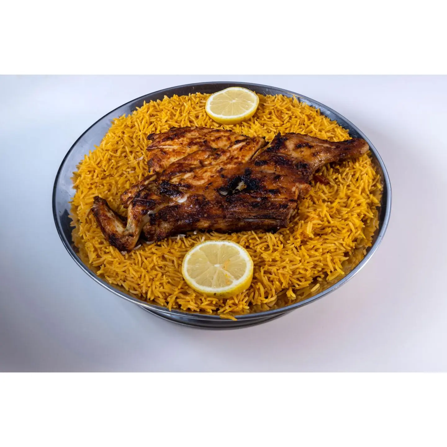 فحم رز شعبي - نصف دجاجة