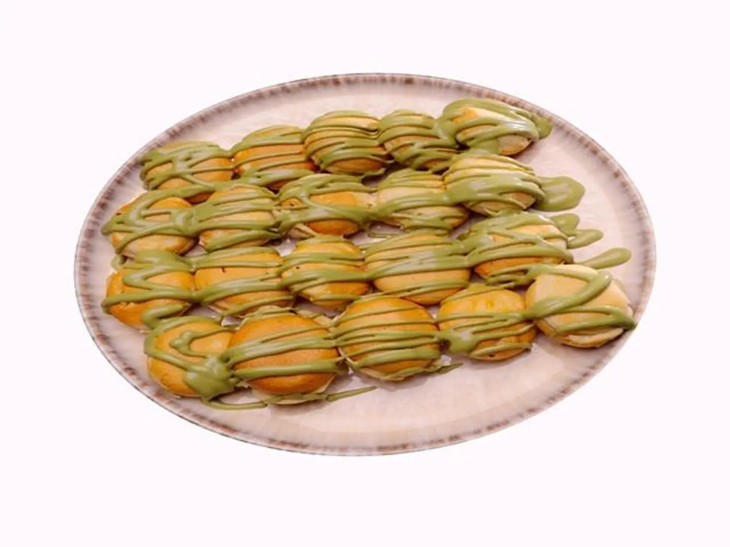 بستاشيو ميني بان كيك - وسط