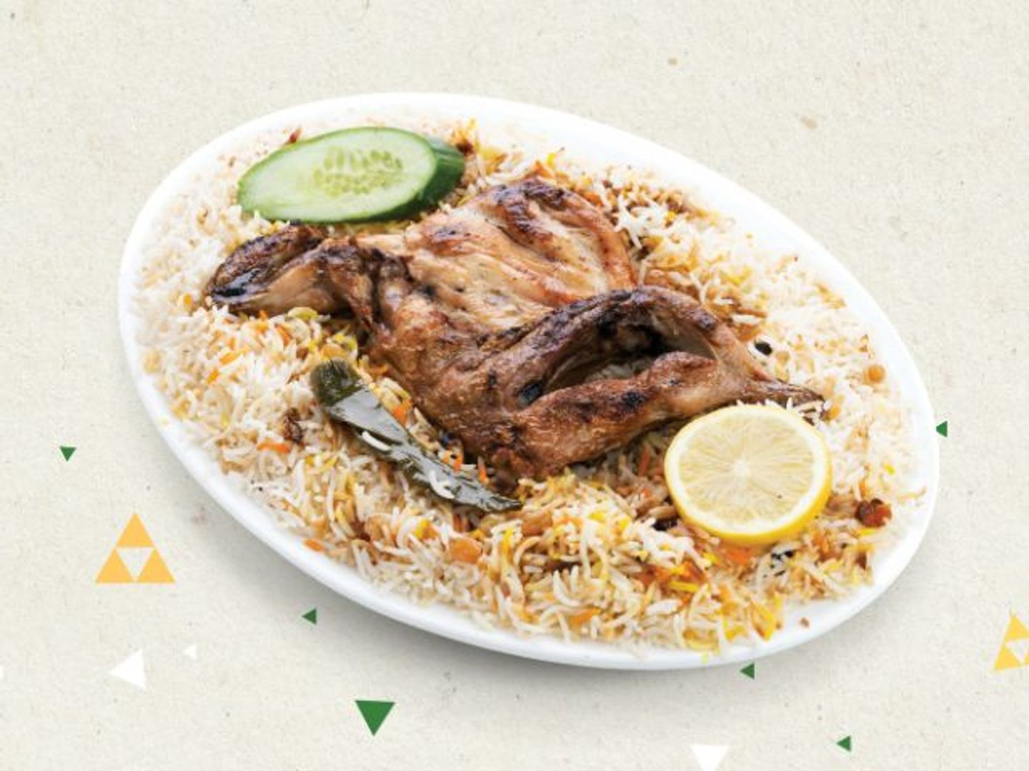 Madbi Whole Chicken - Pishawari Mathlouthah Rice