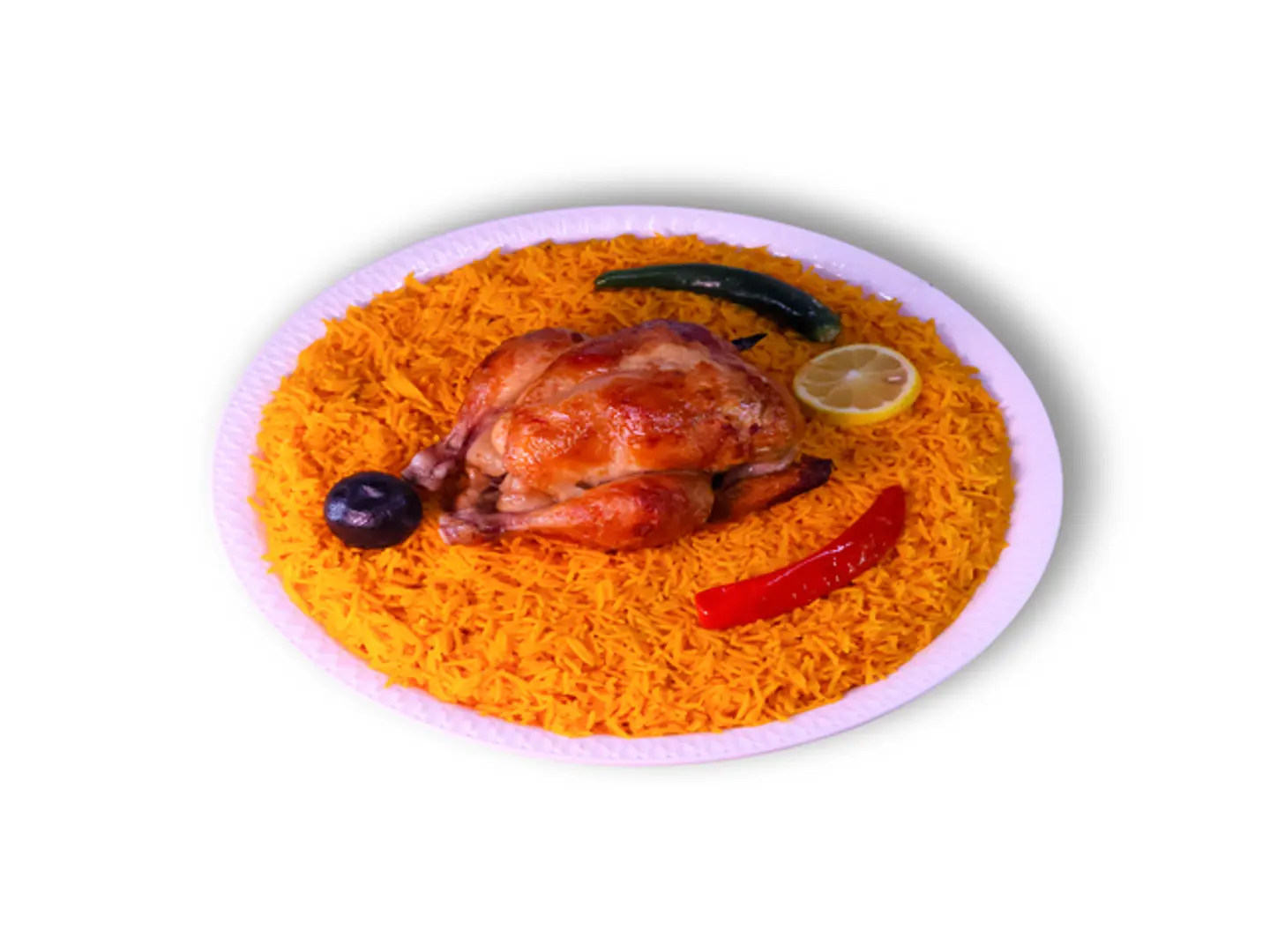 دجاج شواية - نص حبة دجاج