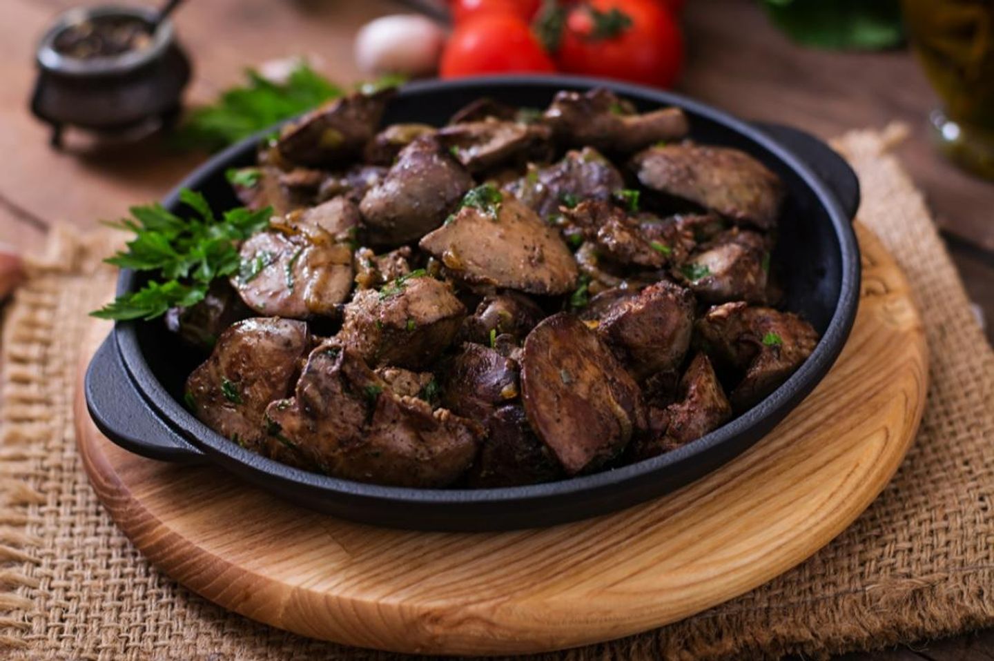 Grilled Liver - For One Person