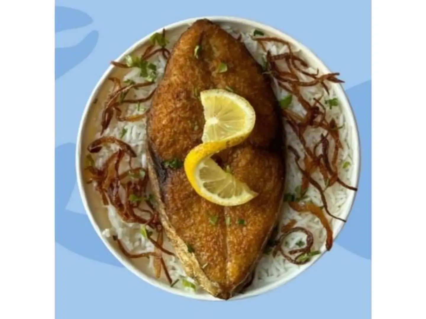 Fried Kingfish - For One Person