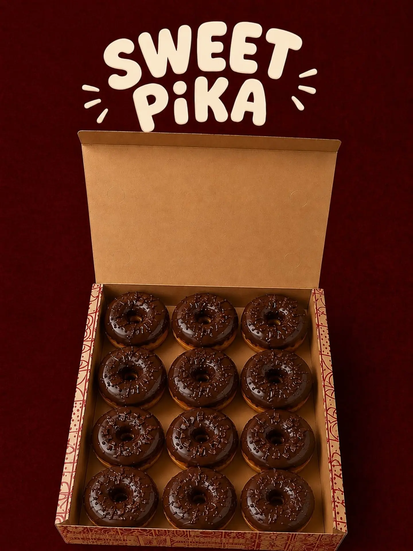 Mini Donuts With One Sauce - 12 Pieces