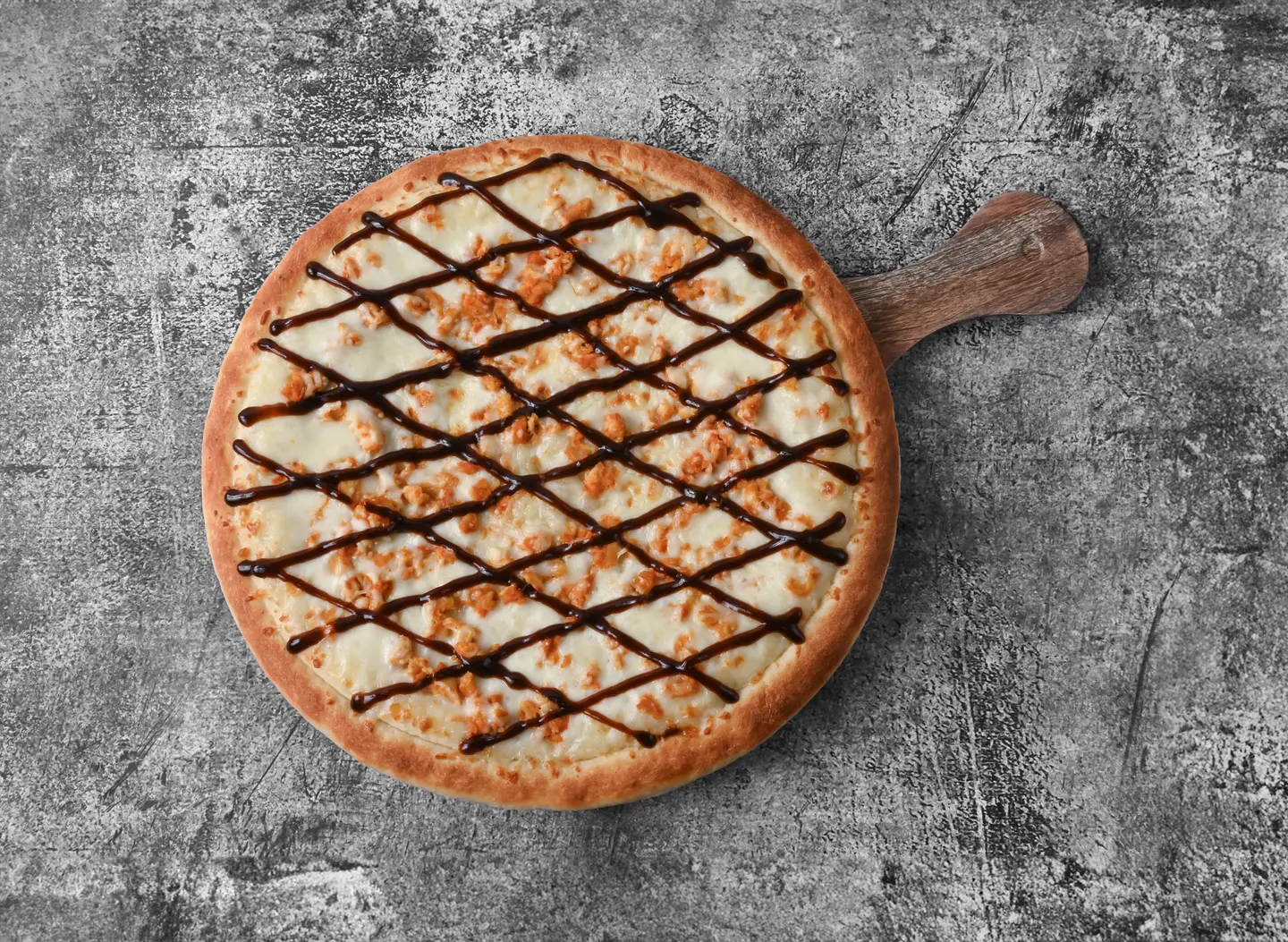 بيتزا باربكيو - وسط