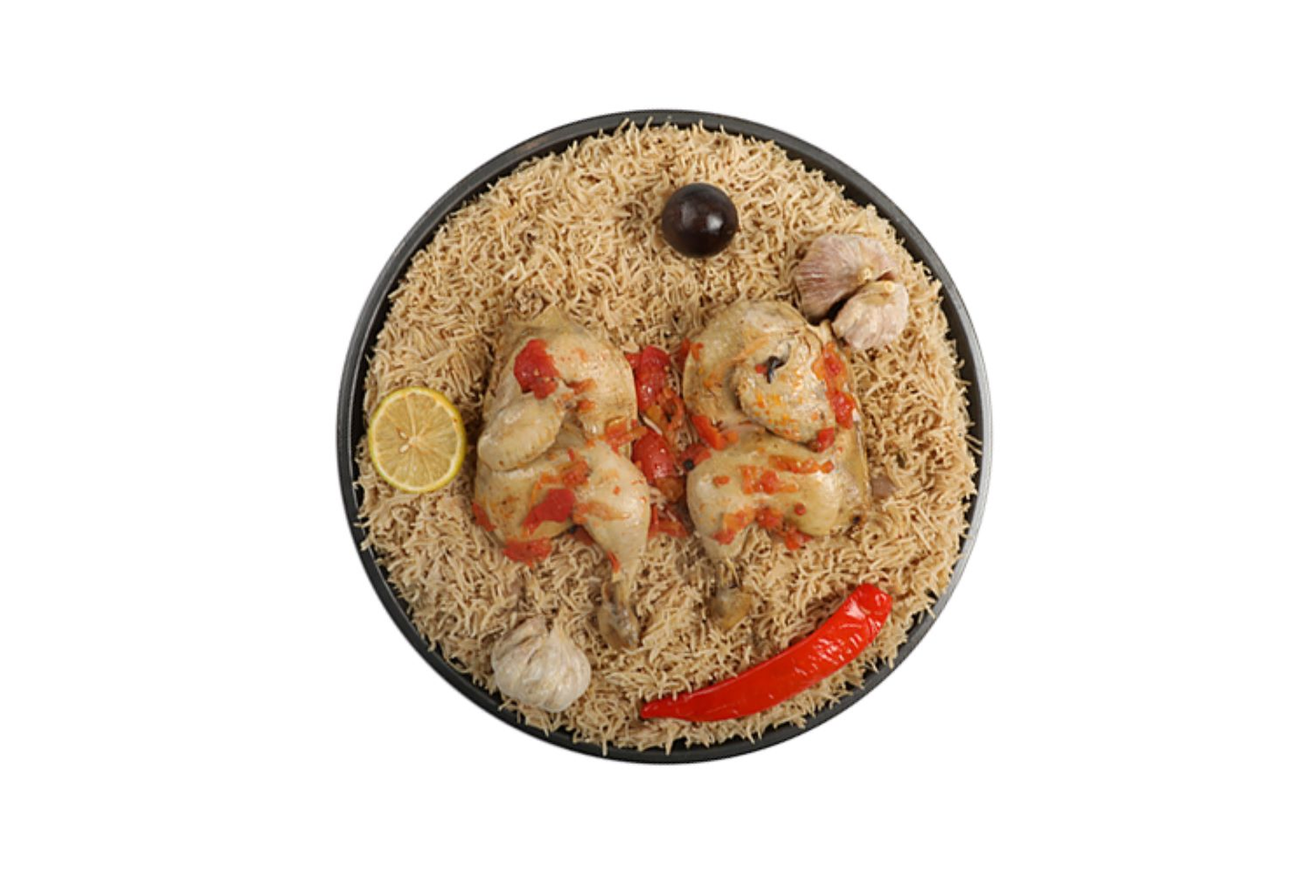 Kabsa Al Barr - Half Chicken With Rice