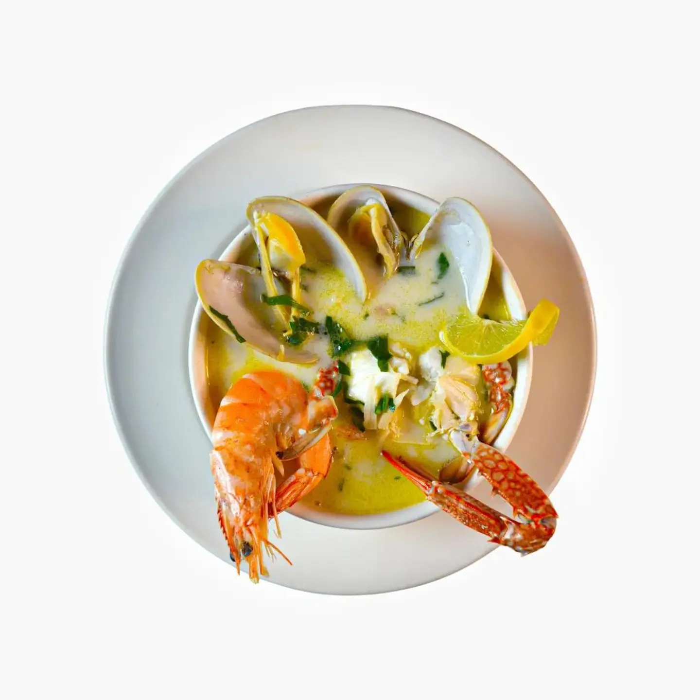 شوربة سي فود - حاره