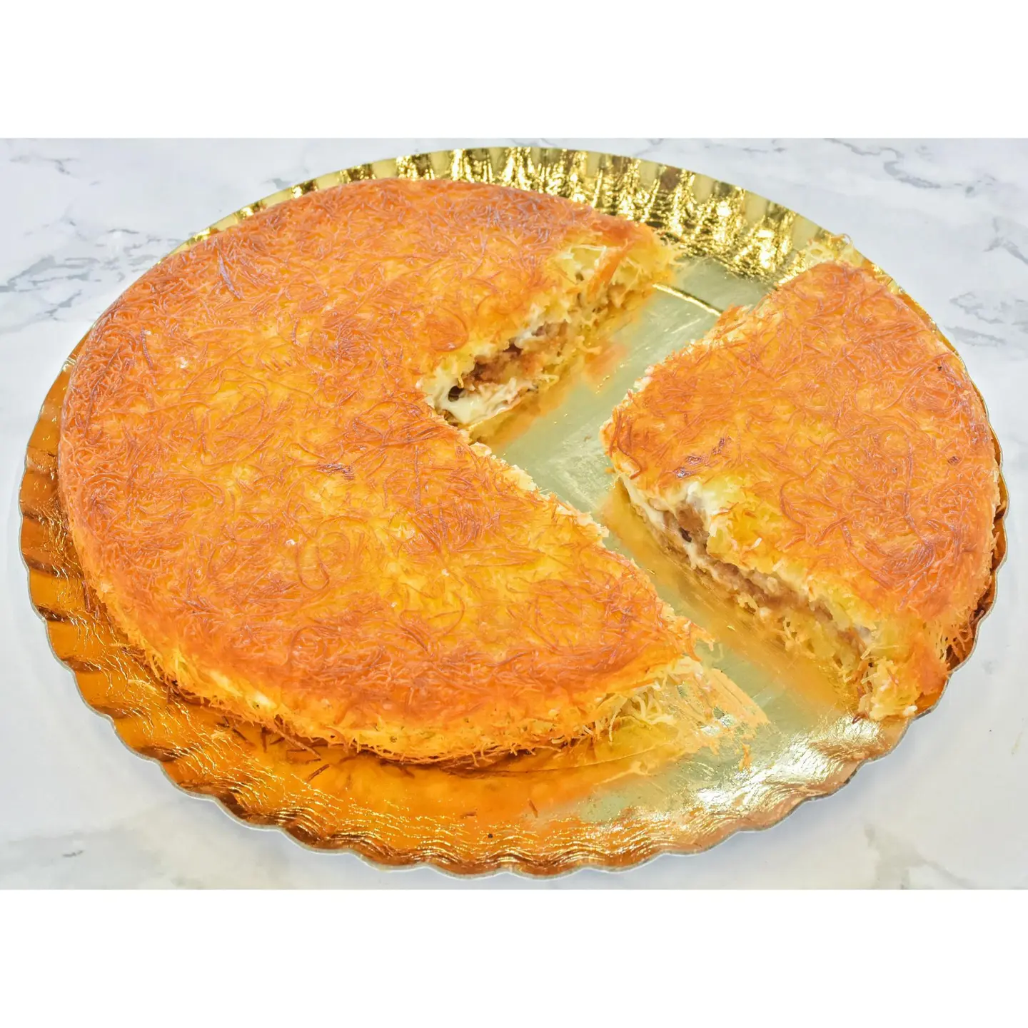 كنافة قشد بالبسكويت - وسط