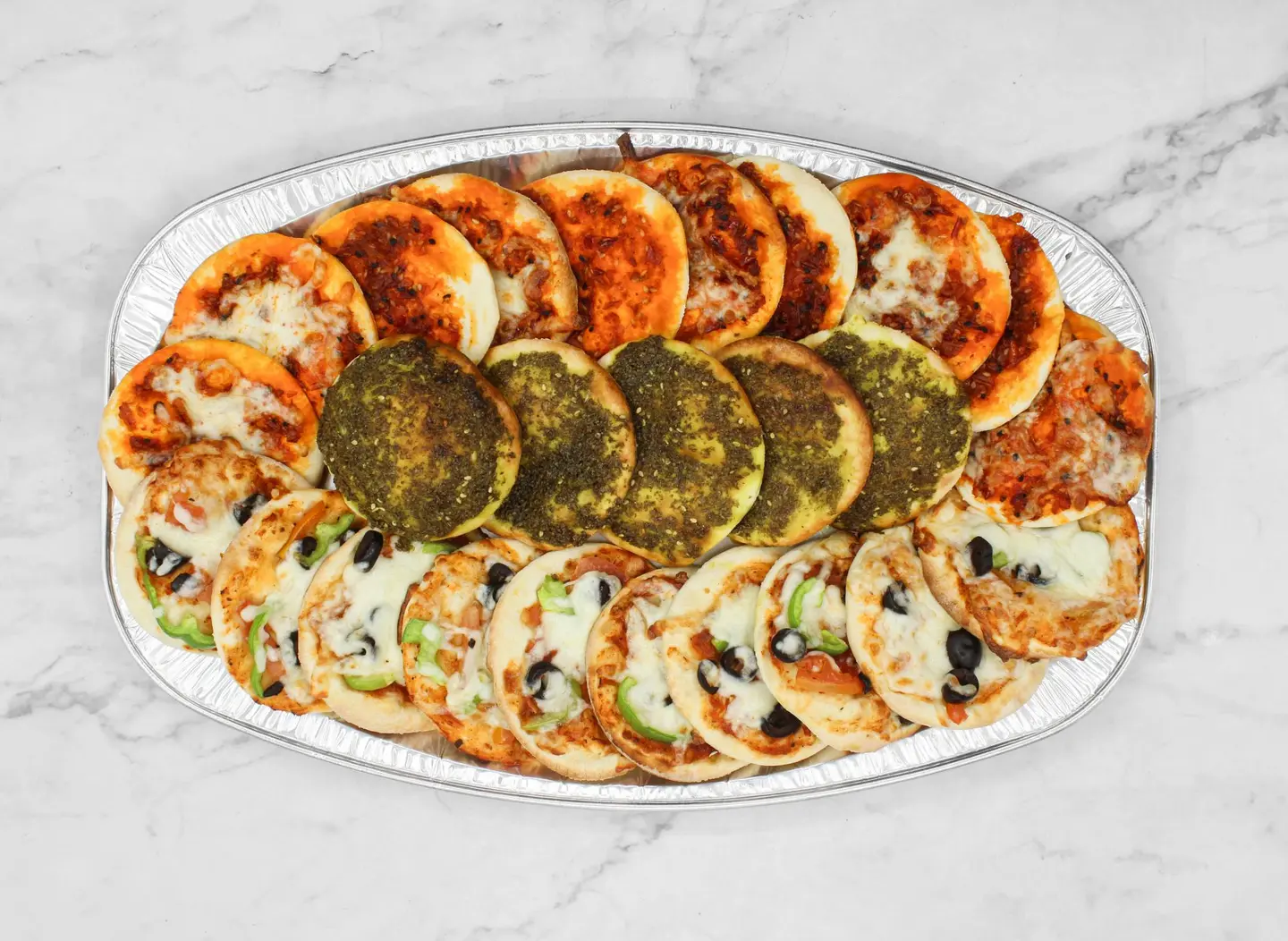 صحن معجنات مشكل - صغير