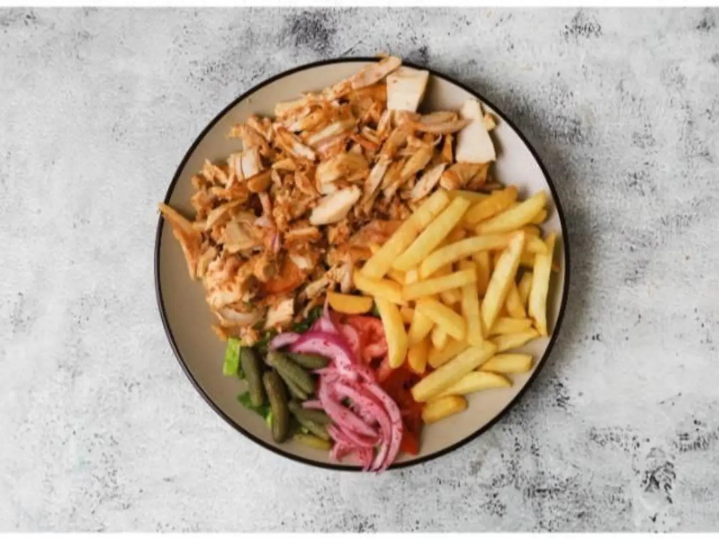 Chicken Slices Dish - Without Cheese