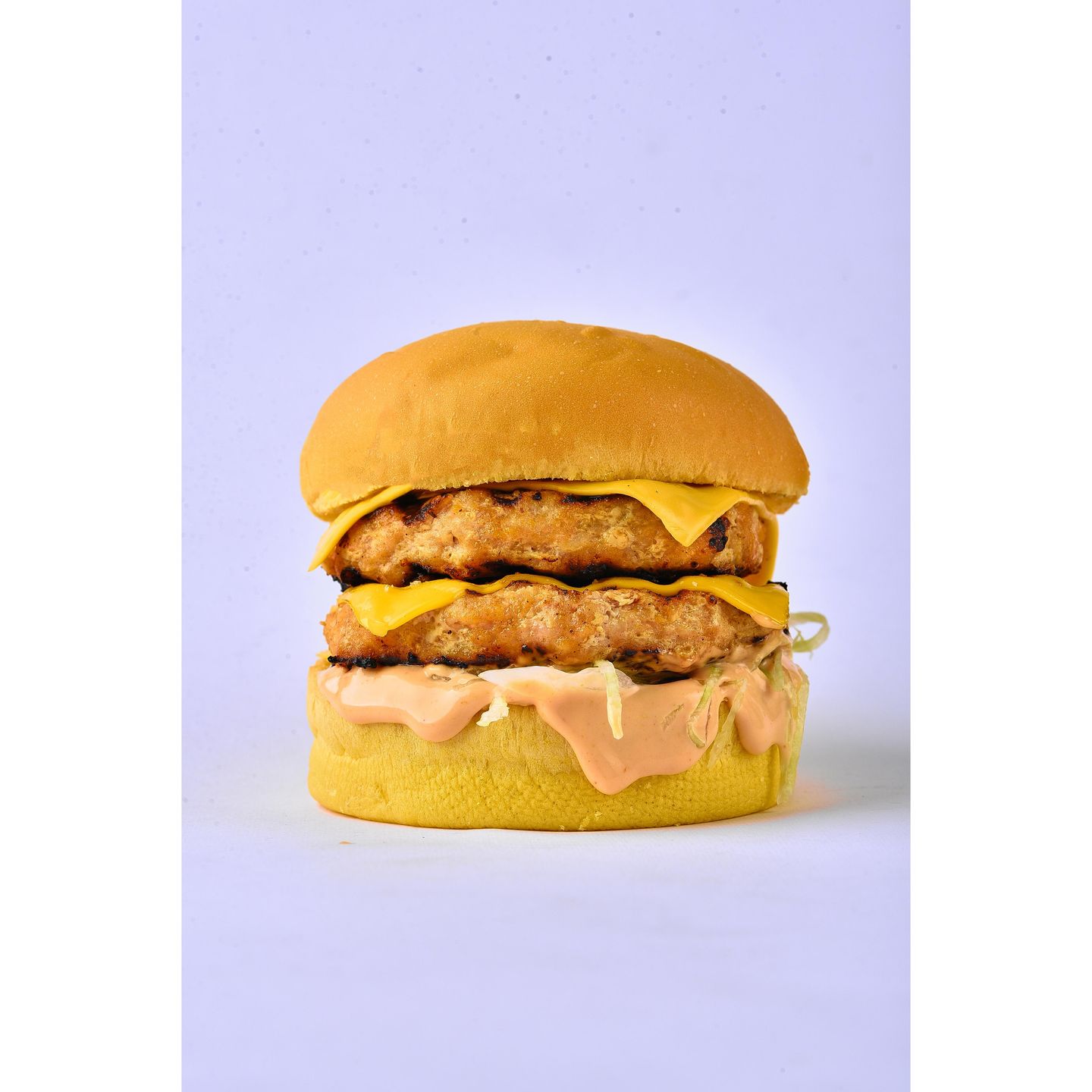 Chicken Burger In Double Potato Bread - Normal
