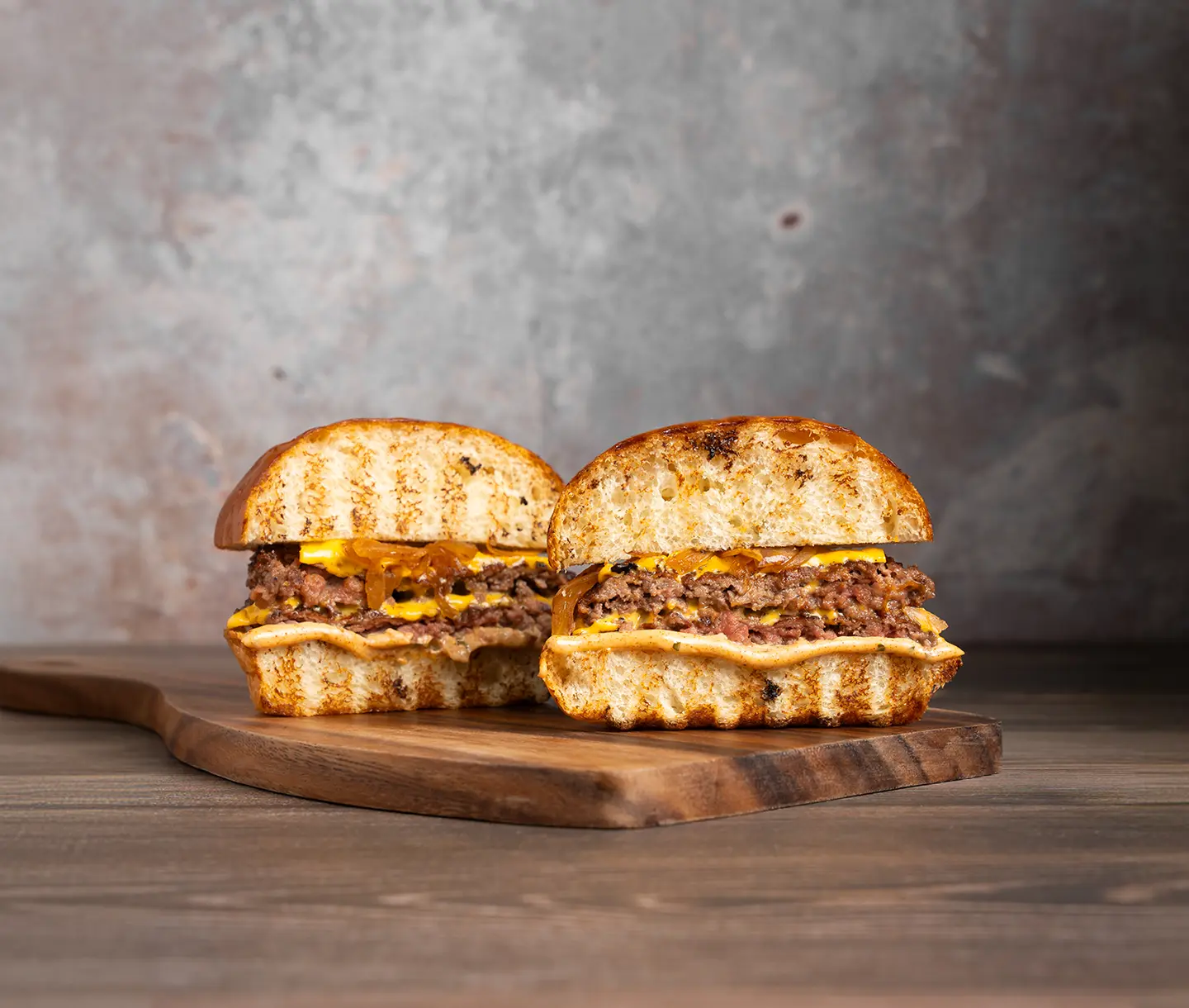 Double Smash Burger - Burger And Fries