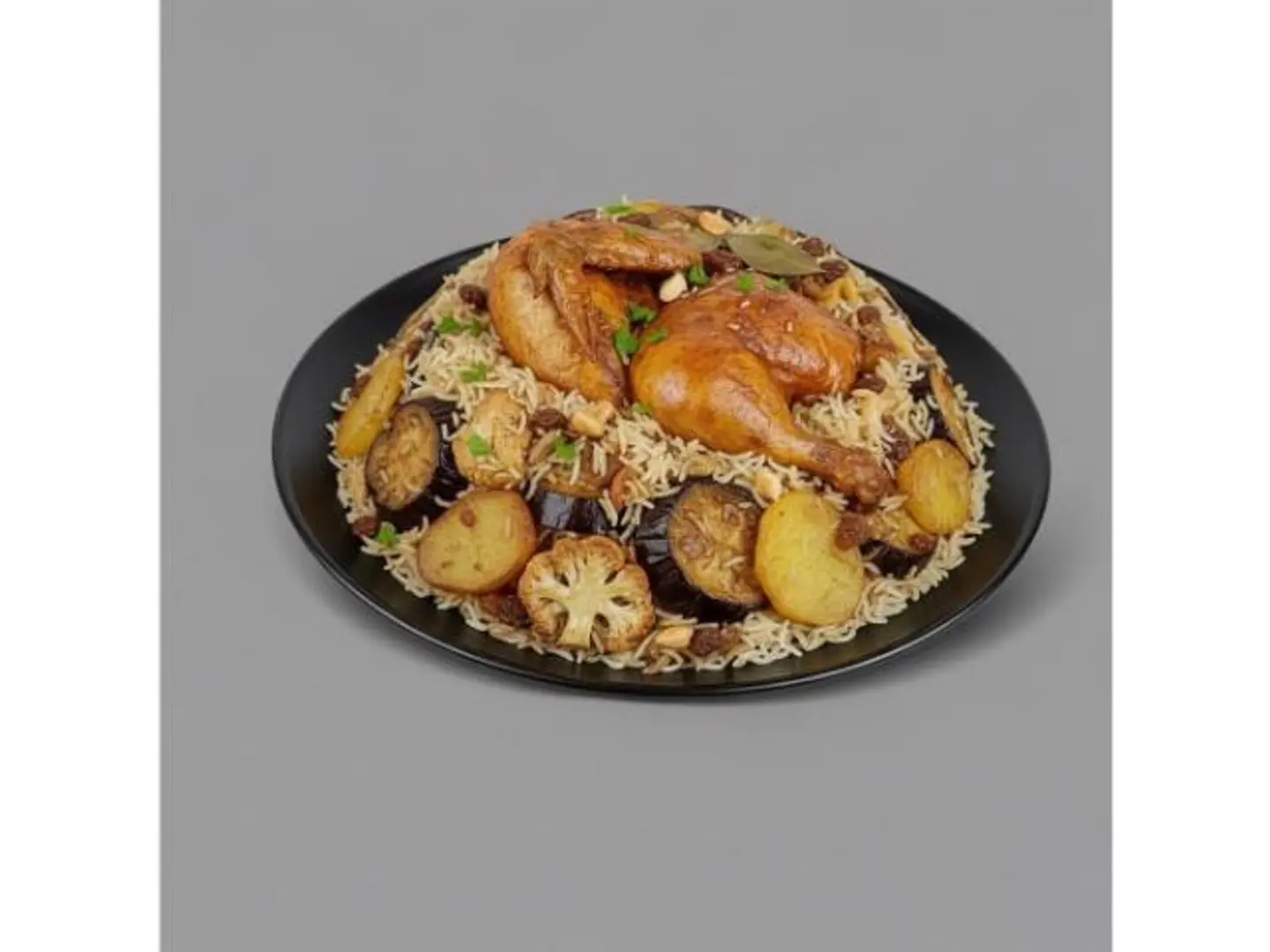 دجاج مقلوبة - نص حبة دجاج