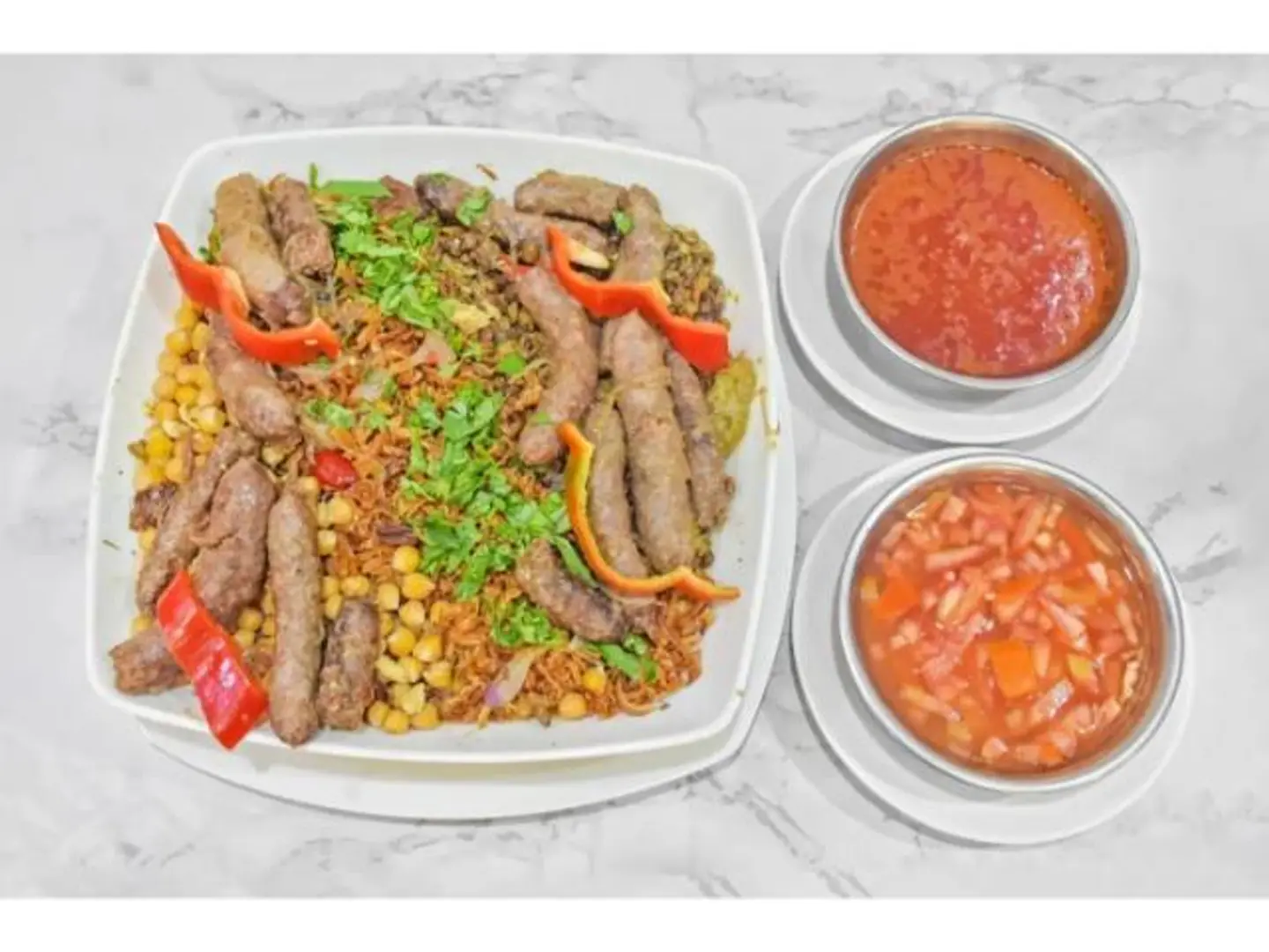 Koshari With Sausage - Small
