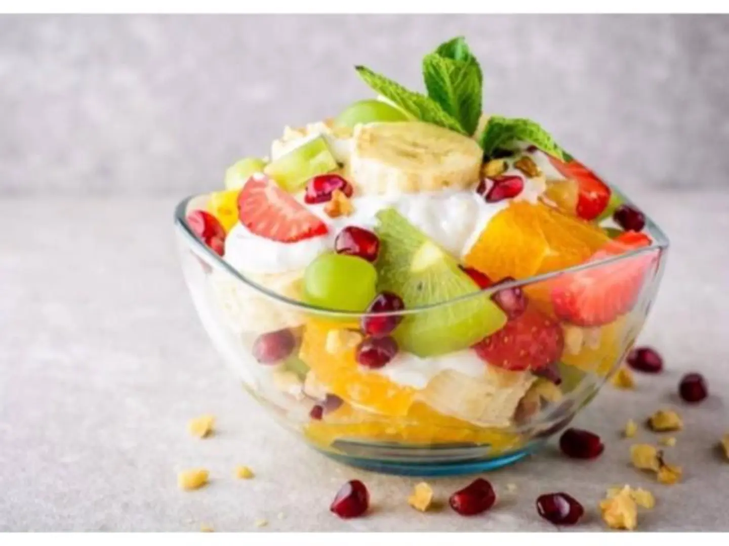 Fruit Salad With Ice Cream - Small