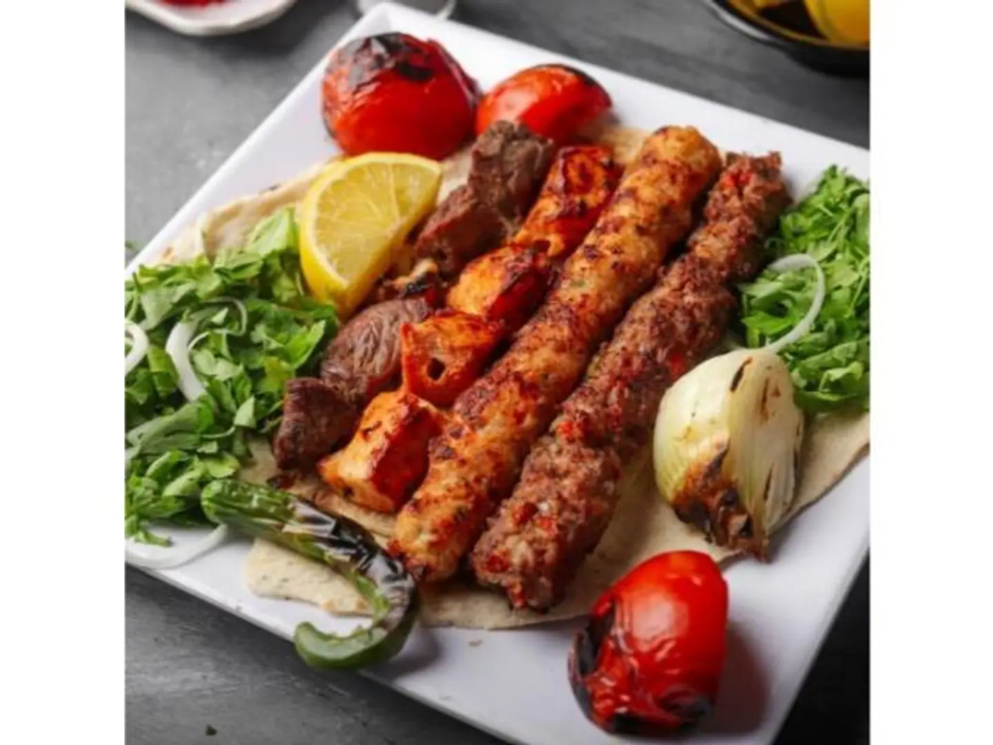 Mixed Grill With Skewers - Single Portion