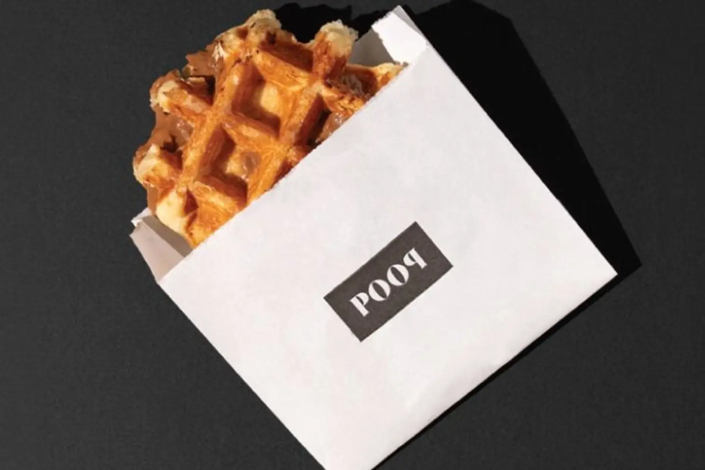 Belgian Waffle - Plain Without Sauce