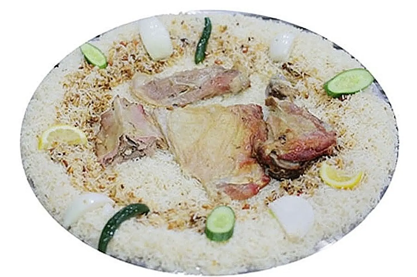 ربع تيس حنيذ مع أرز بيشاور - أرز حنيذ