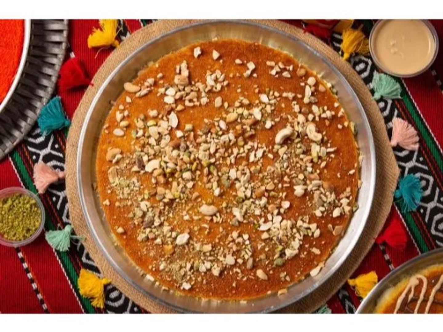 كنافة ناعمة بالقشطة - وسط