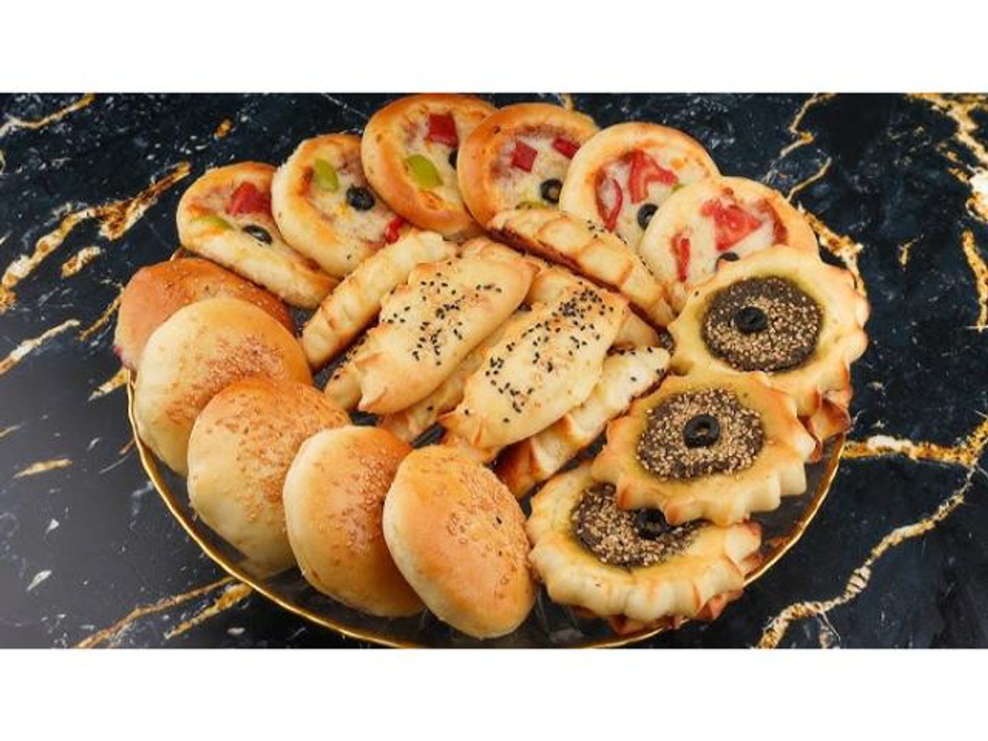 صحن فطائر مشكل - صغير