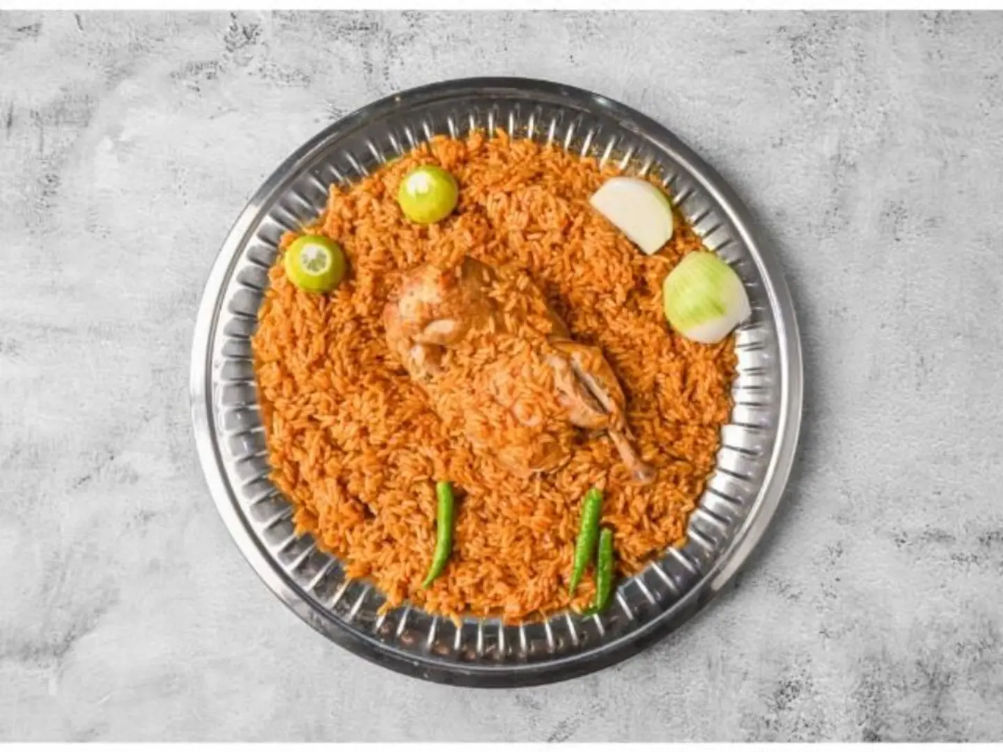 مضغوط دجاج رز - نص حبة دجاج