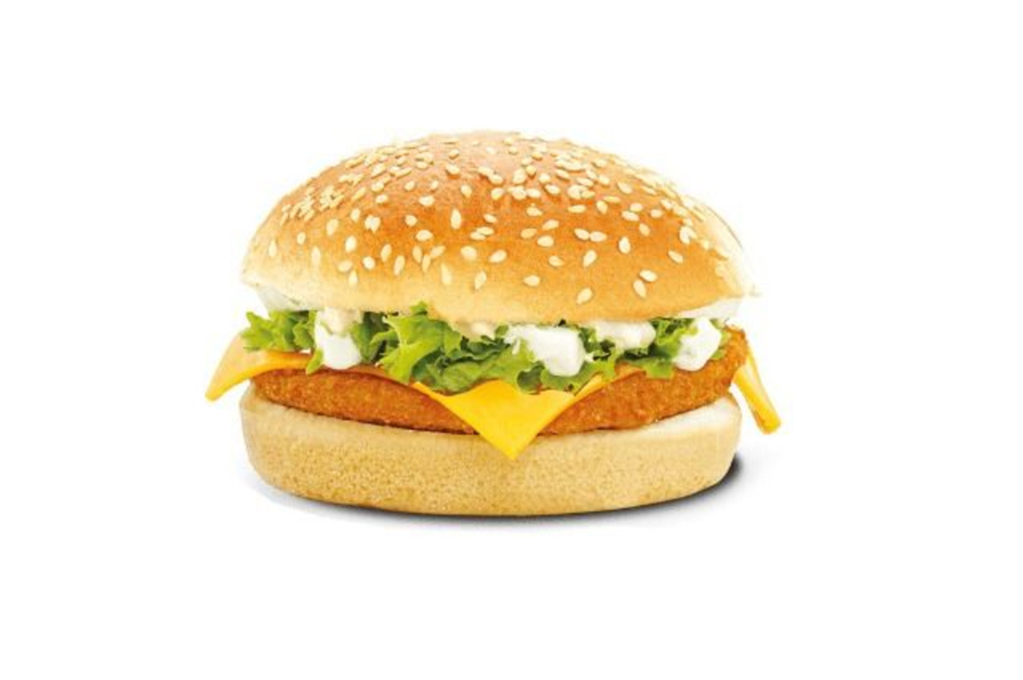 برجر دجاج مقلي سنقل - بدون وجبة - برجر دجاج سنقل - بدون وجبة