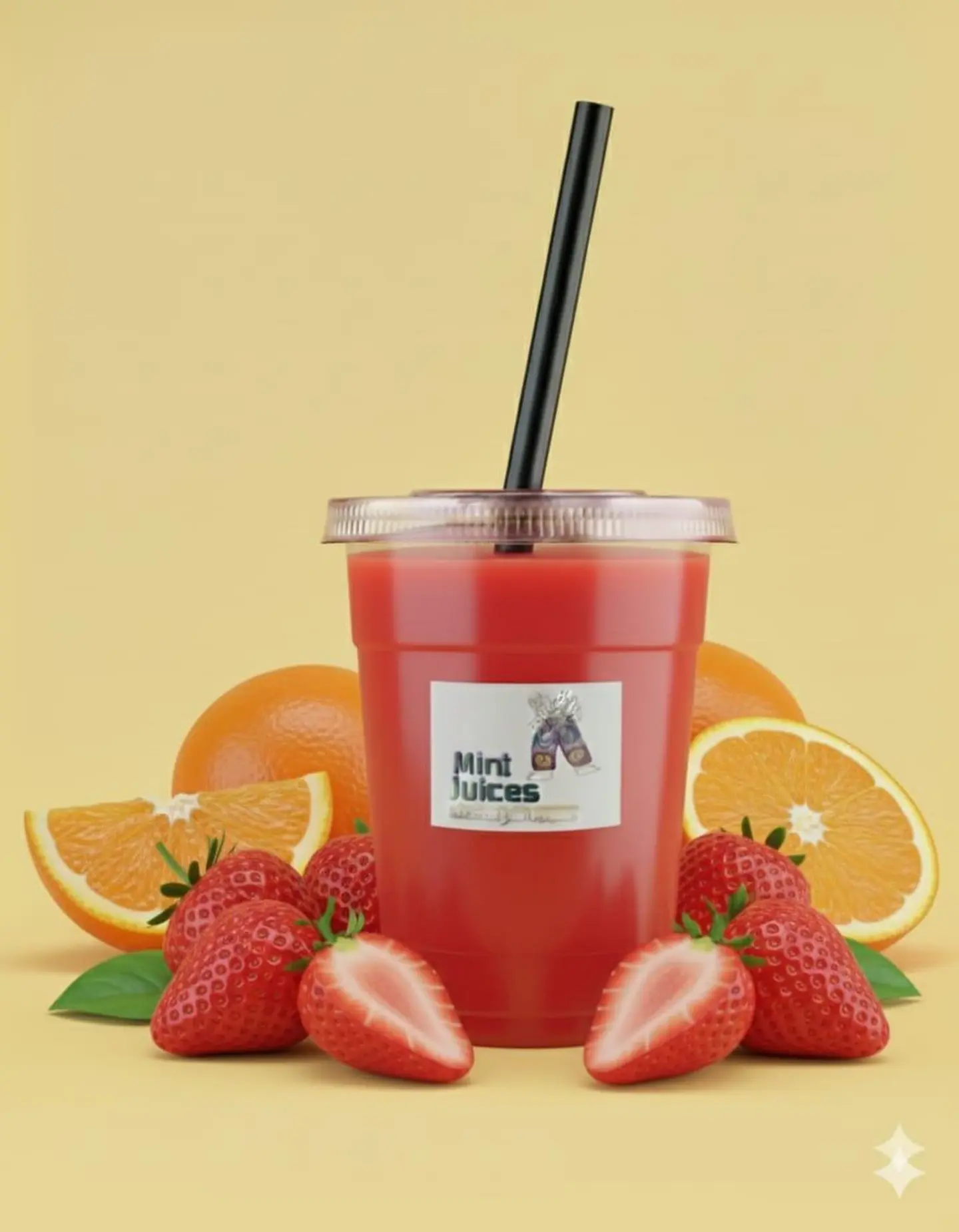 Orange Strawberry - 500 Ml