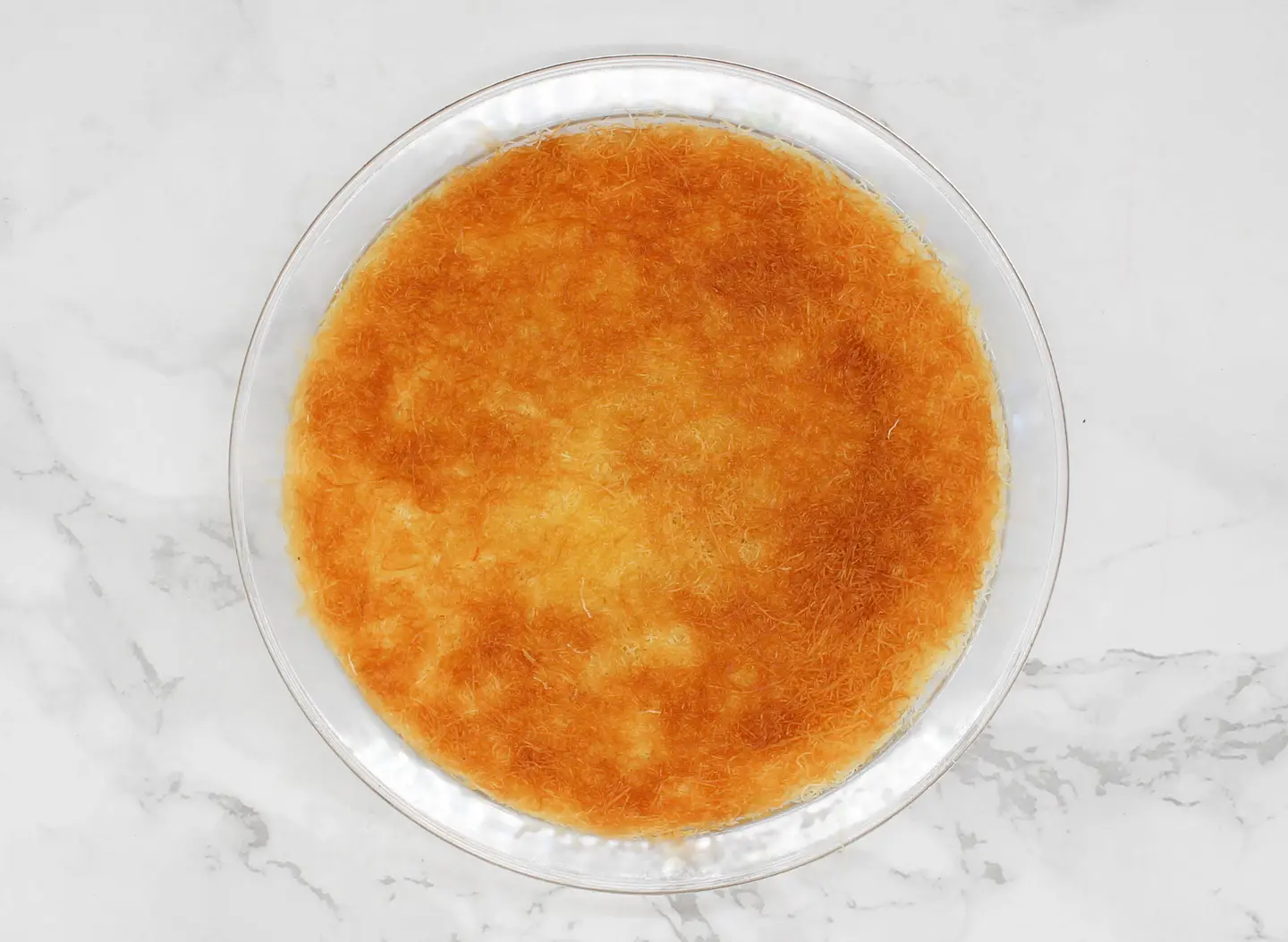 كنافة بين نارين قشطة - وسط