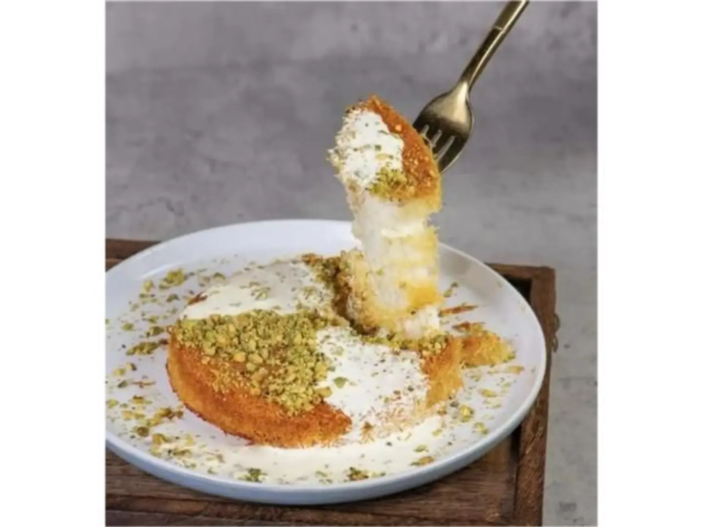 كنافة جبن وقشطة - صغير