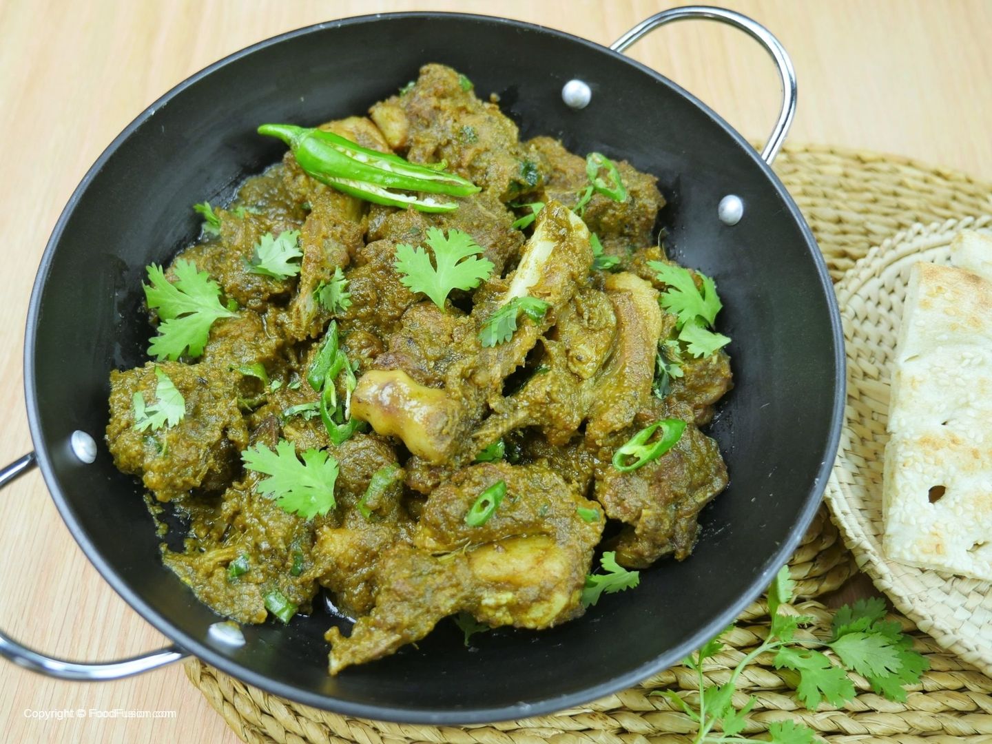 Green Chicken Karahi - Quarter