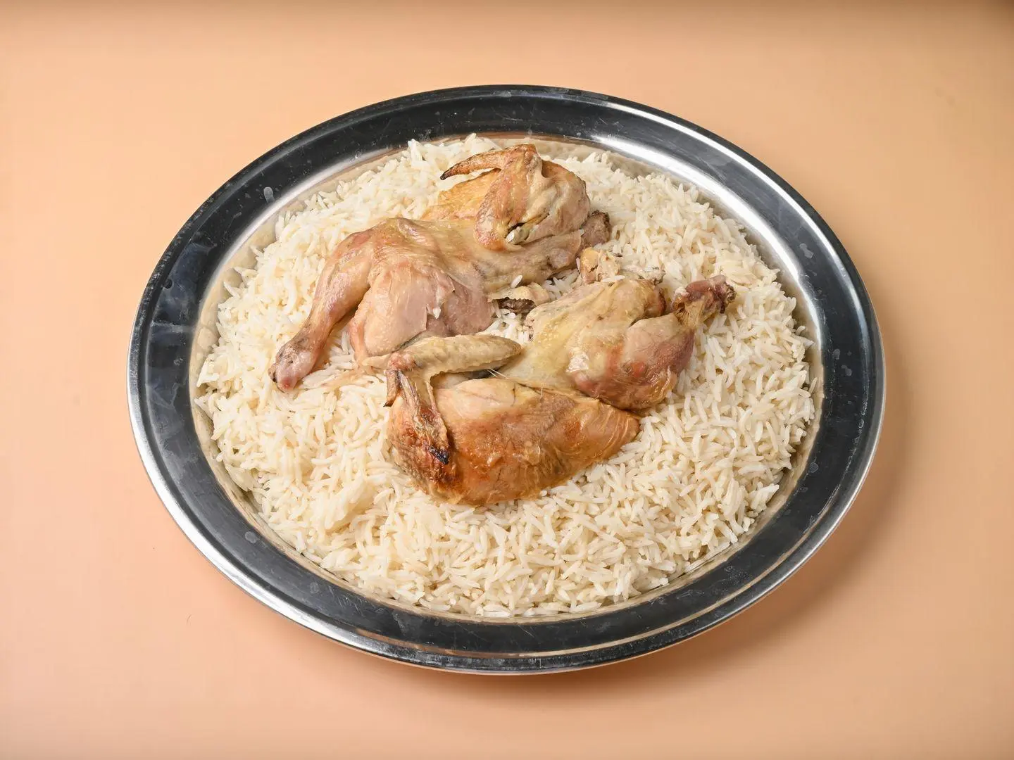 مندي دجاج - نص حبة دجاج