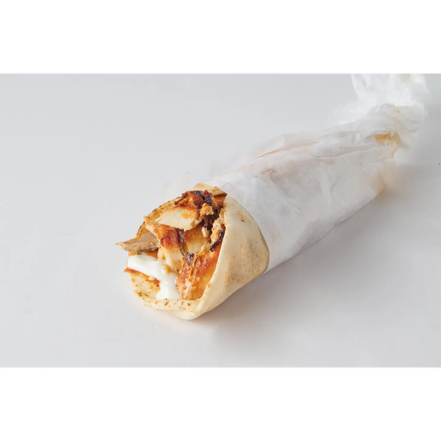 ساندوتش شاورما - صغير بالجبن