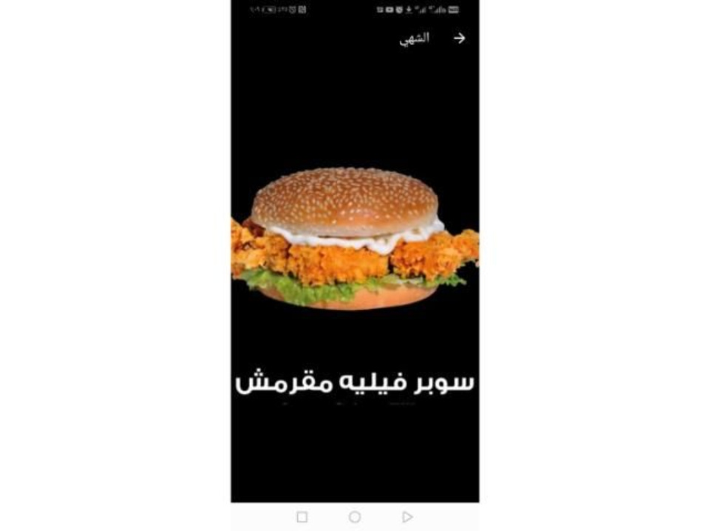 سوبر فيليه - ساندوتش