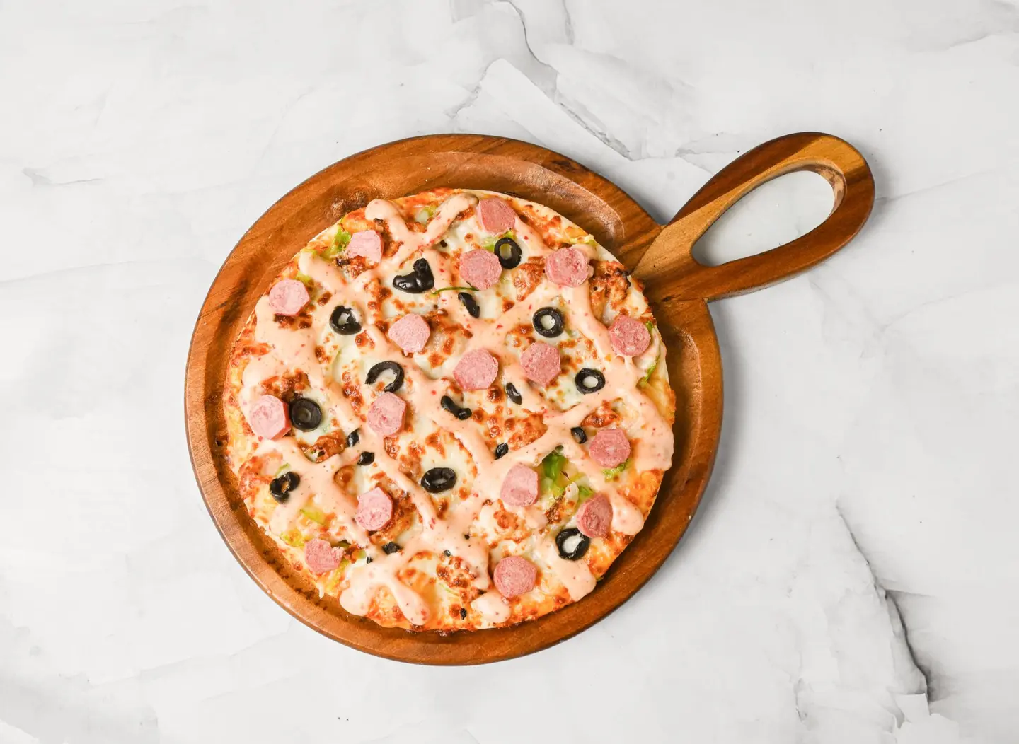 بيتزا نقانق - صغير