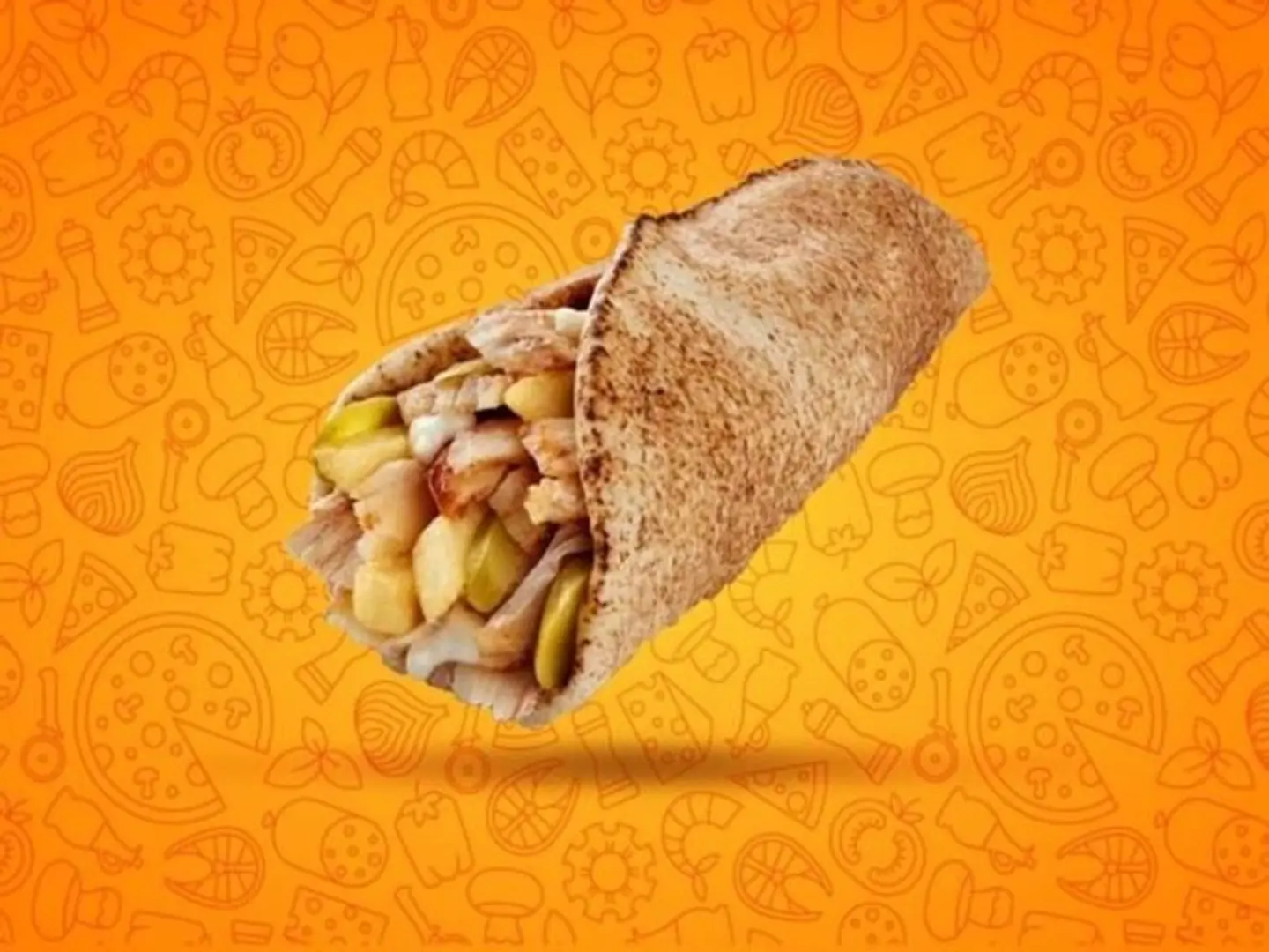 Chicken Shawerma Sandwich - Large