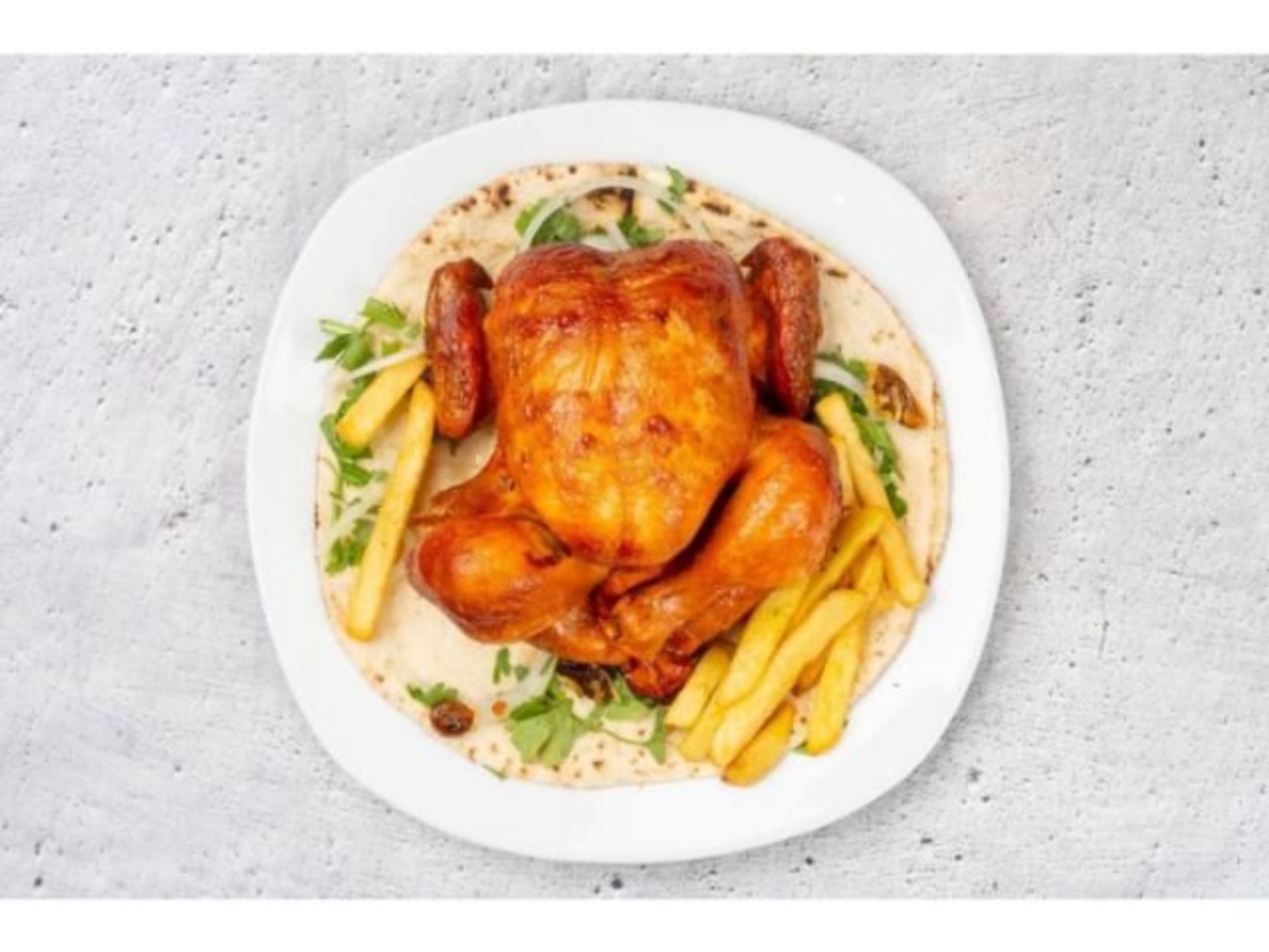 دجاج شواية سادة - نص حبة دجاج