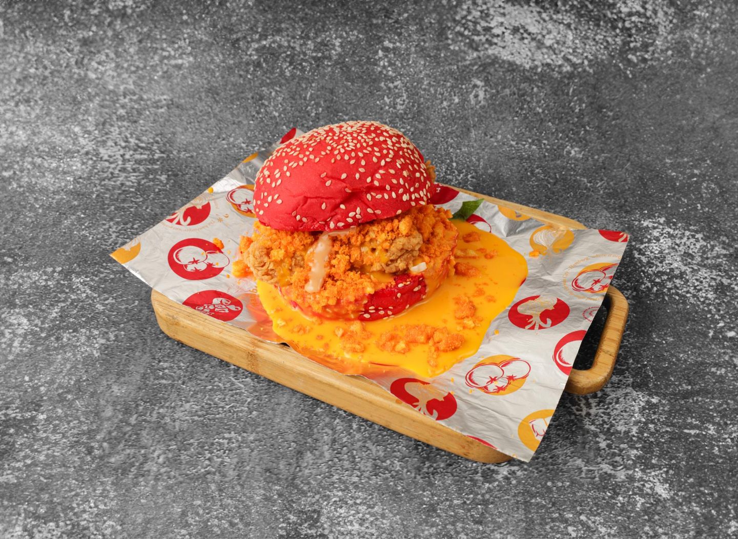 Volcano Cheetos Beef Burger - Single