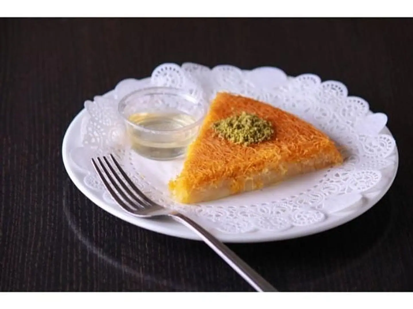 كنافة خشنة بالقشطة - صغير