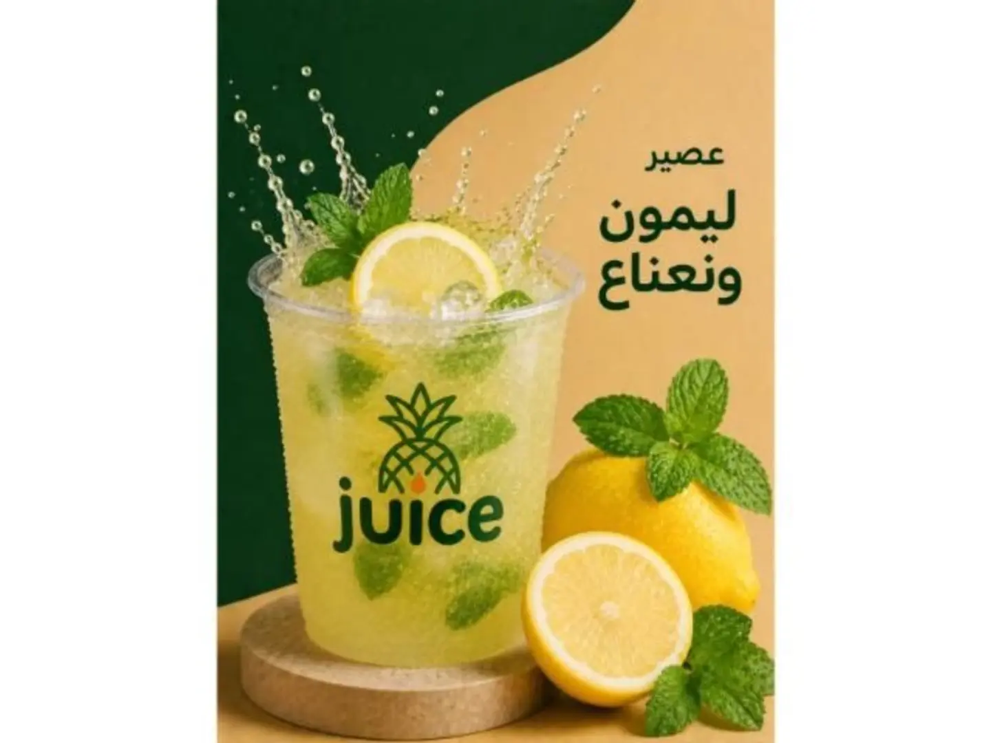 Lemon Mint - Medium Cup