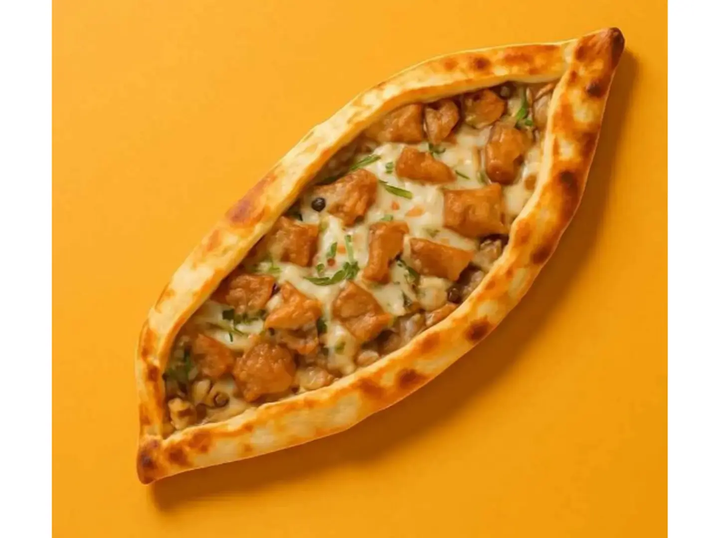 فطيرة باربكيو - وسط