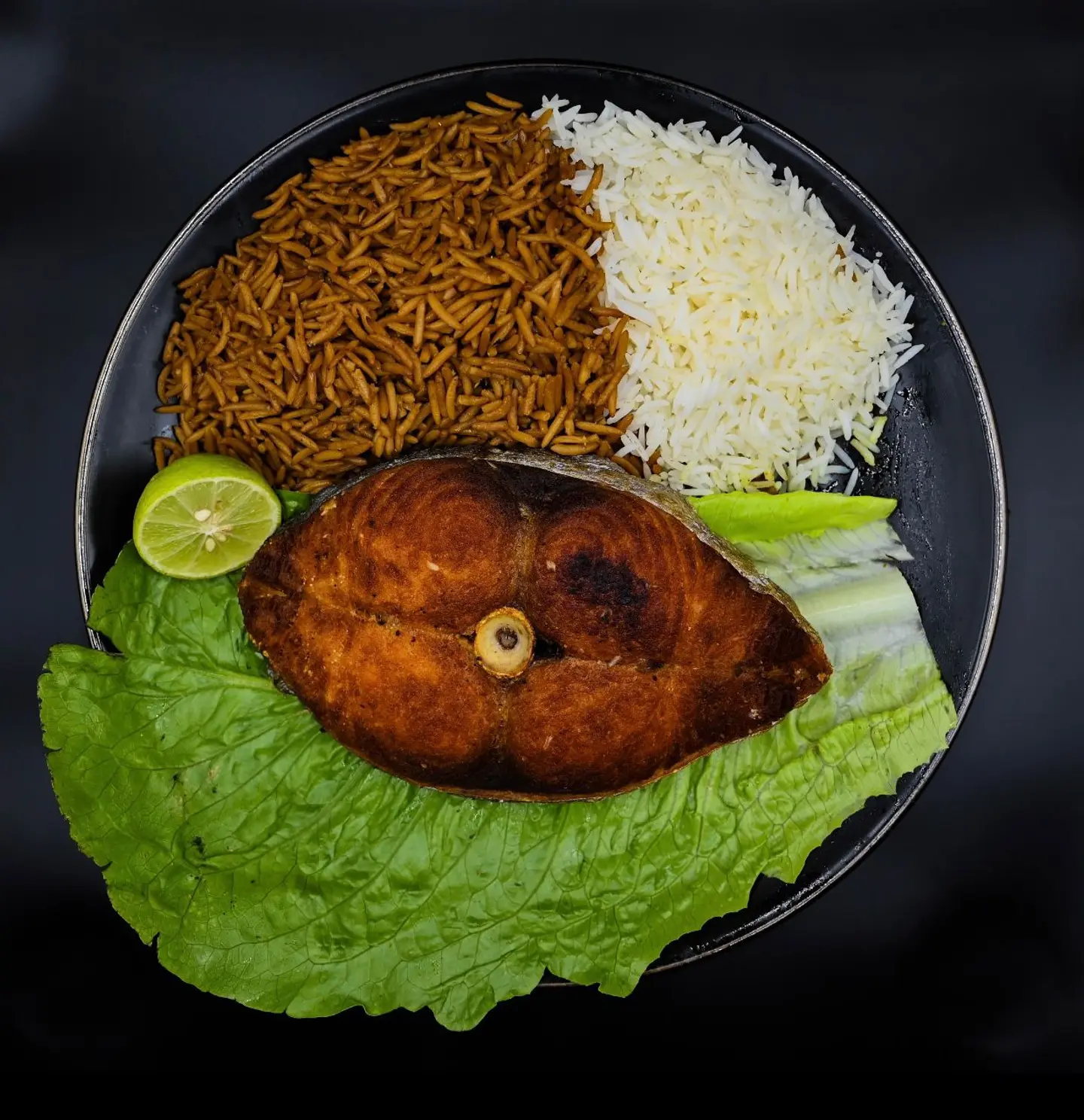 وجبة سمك ديراك - رز ابيض