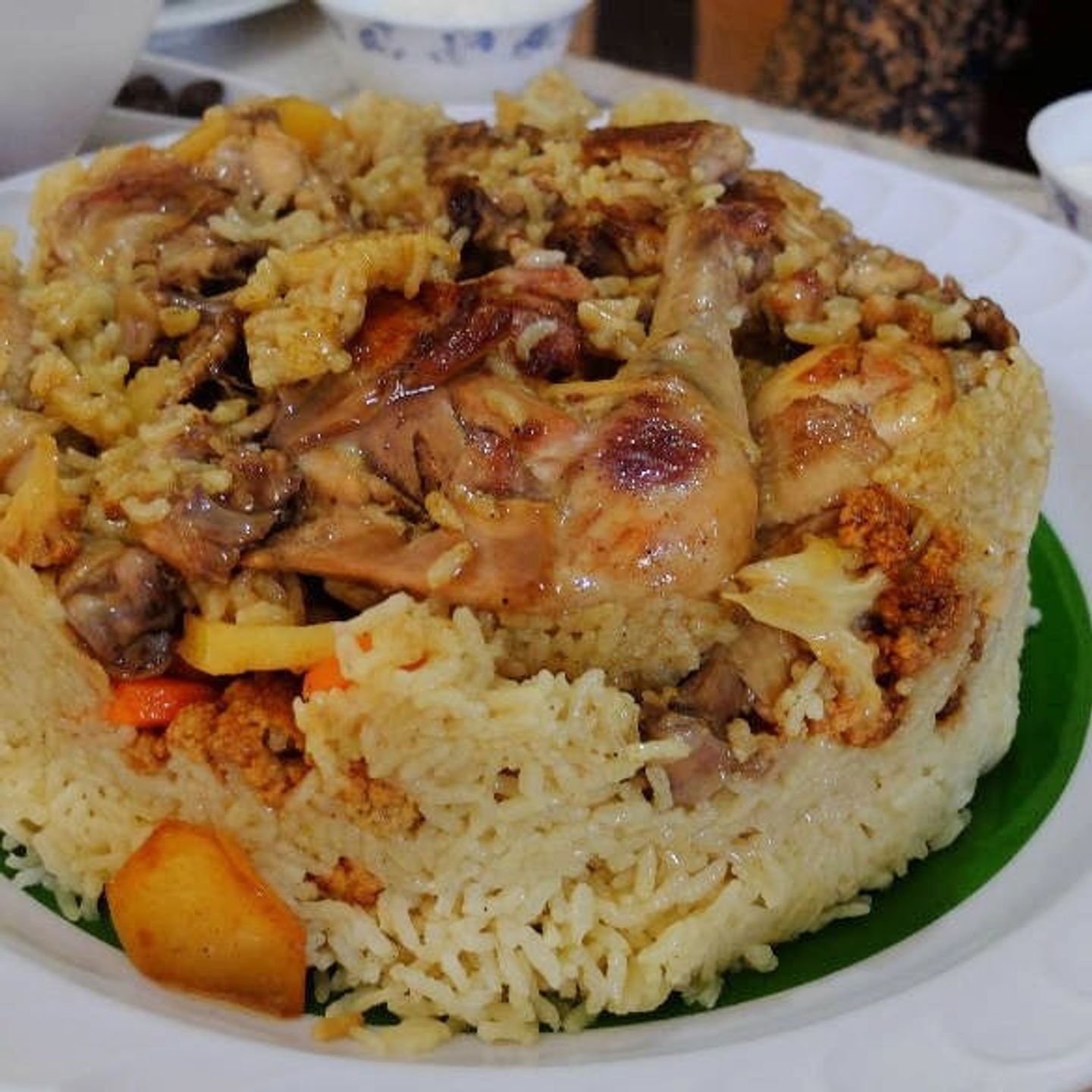 دجاج مقلوبة - نص حبة دجاج