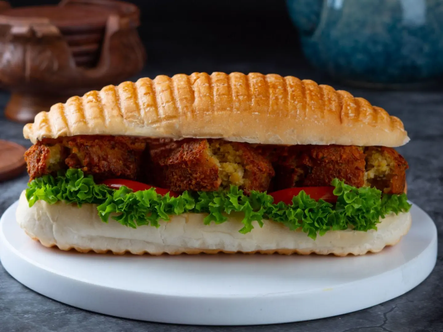 Falafel Sandwich - Paratha