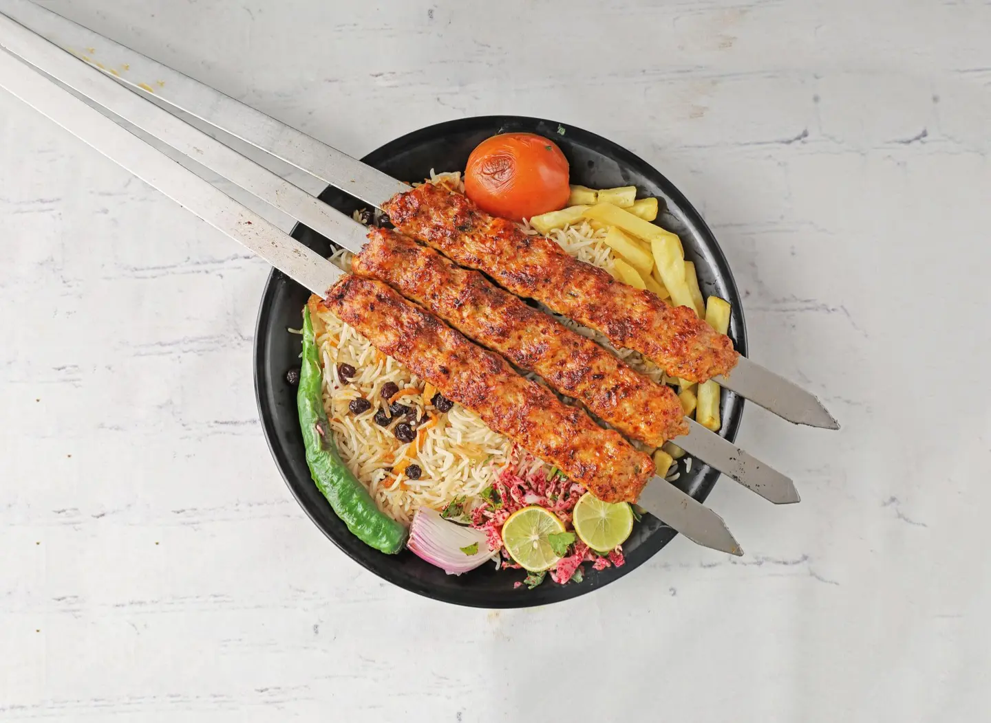 وجبة كباب - دجاج