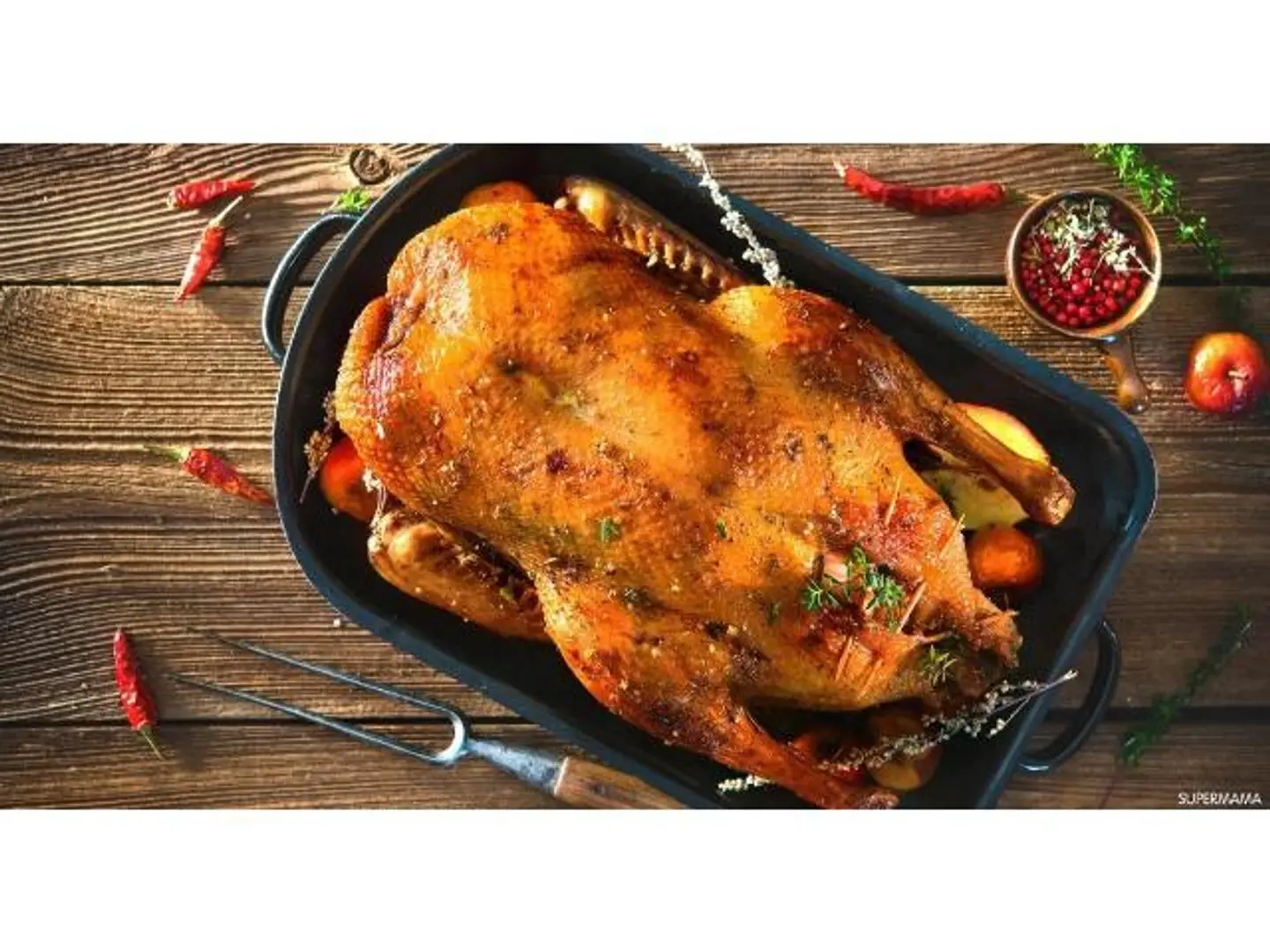 بط مع محشي - نصف