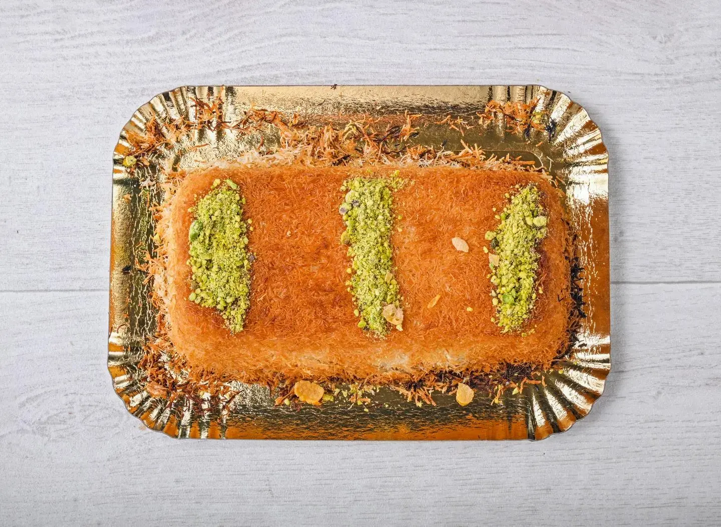 كنافة مستطيل قشطة سادة - صغير