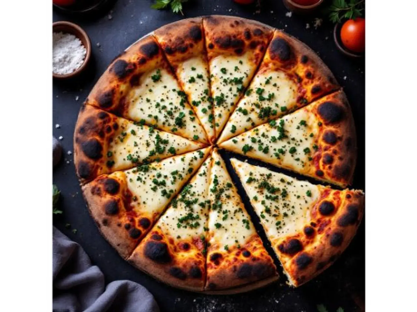 Cheese And Thyme Pizza - Medium