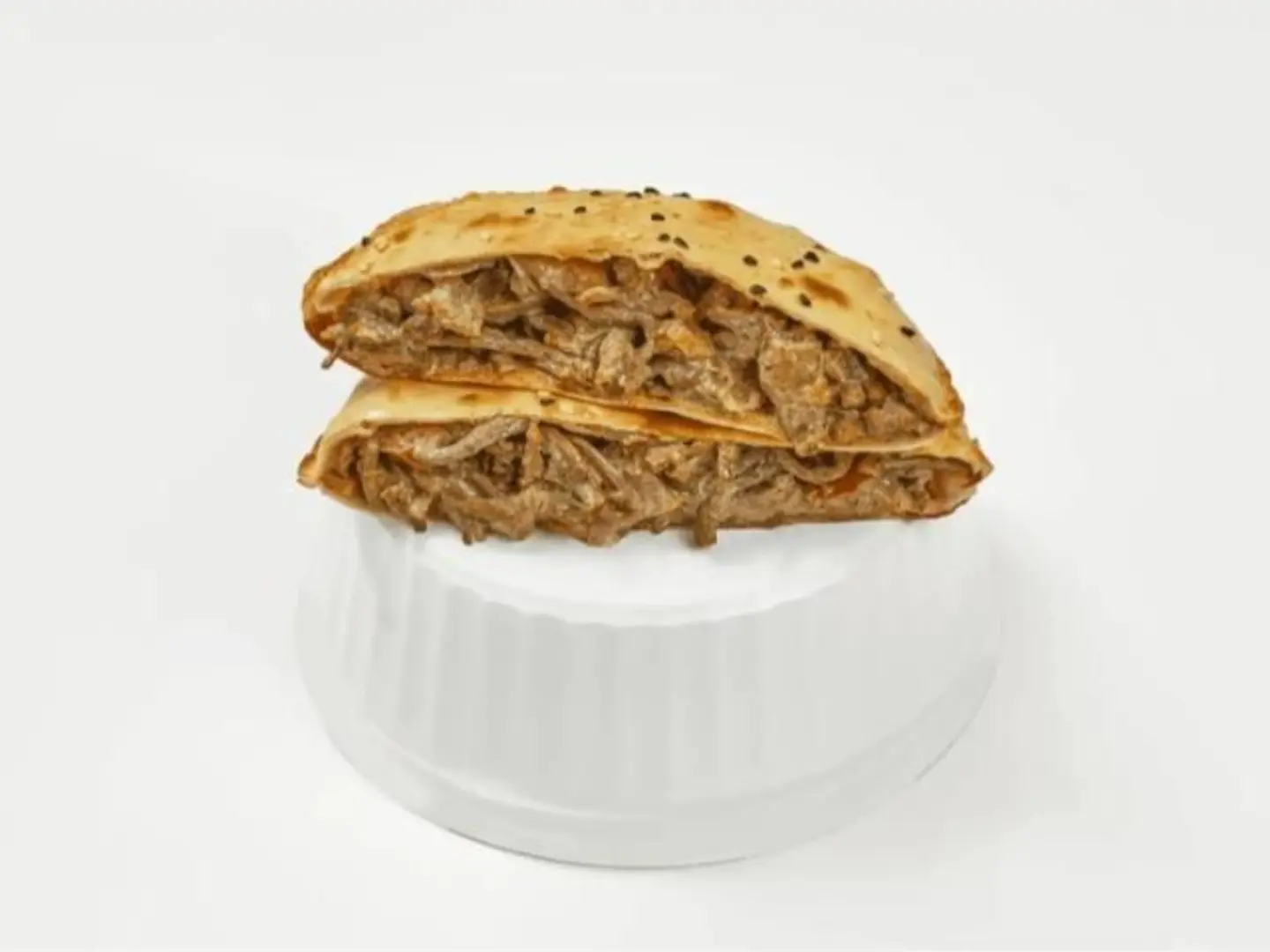 كبده ساندوتش مدور - بدون جبن