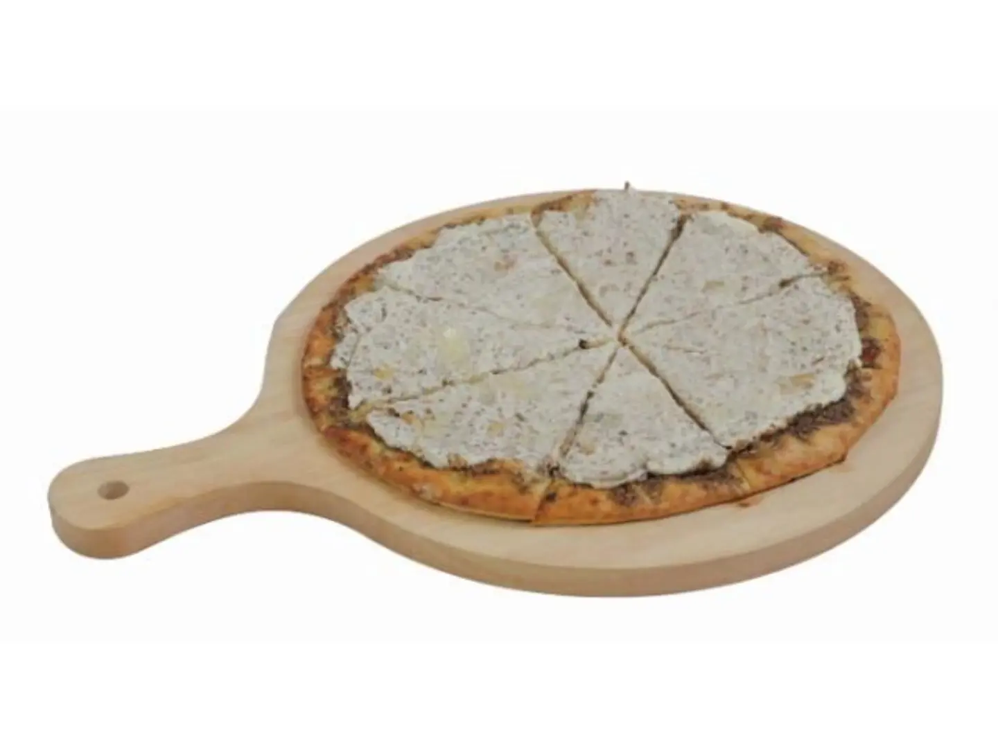 منقوشة زعتر ولبنة - عجين أبيض