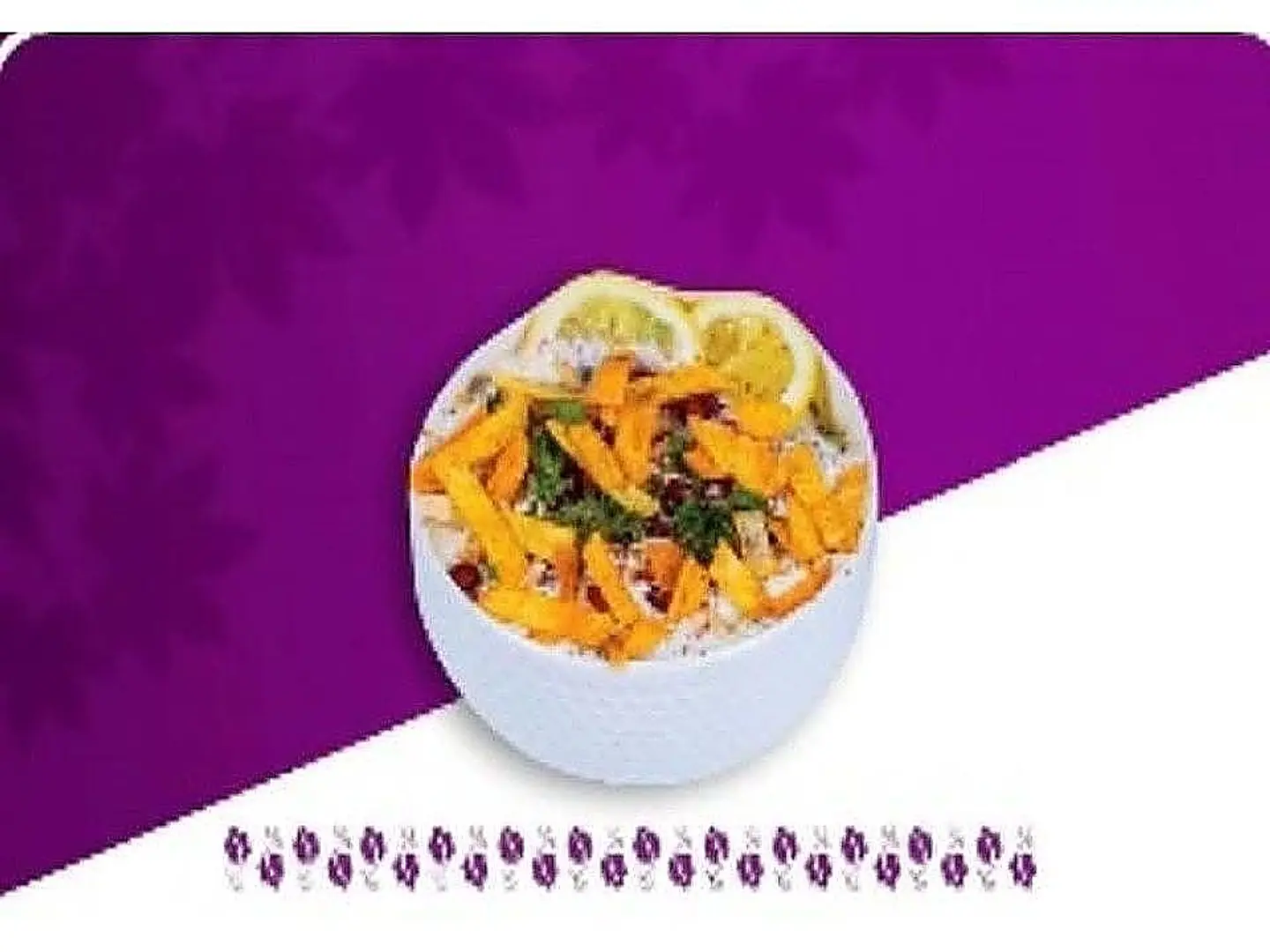 Potato Sticks Grape Leaves Fatteh - Small