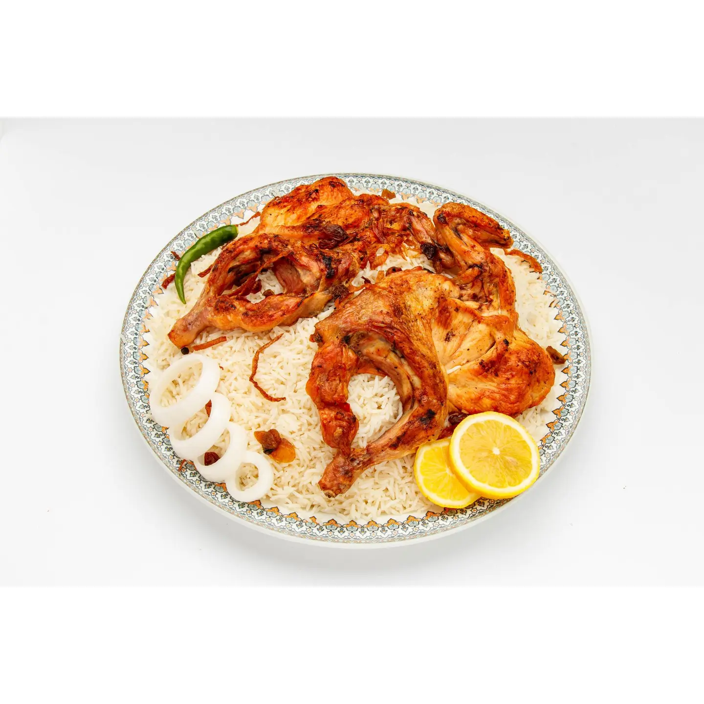 دجاج مظبي - نص حبة